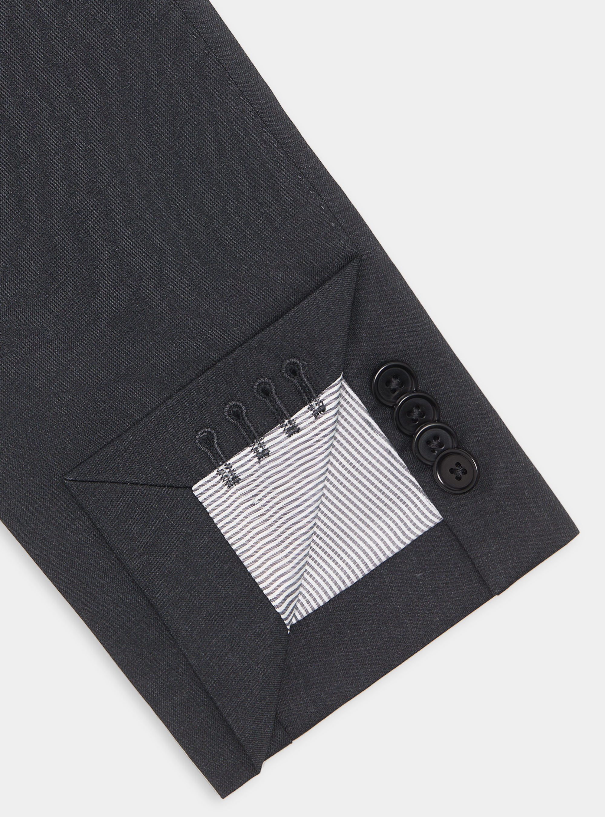 Giacca in pura lana, ASFALTO