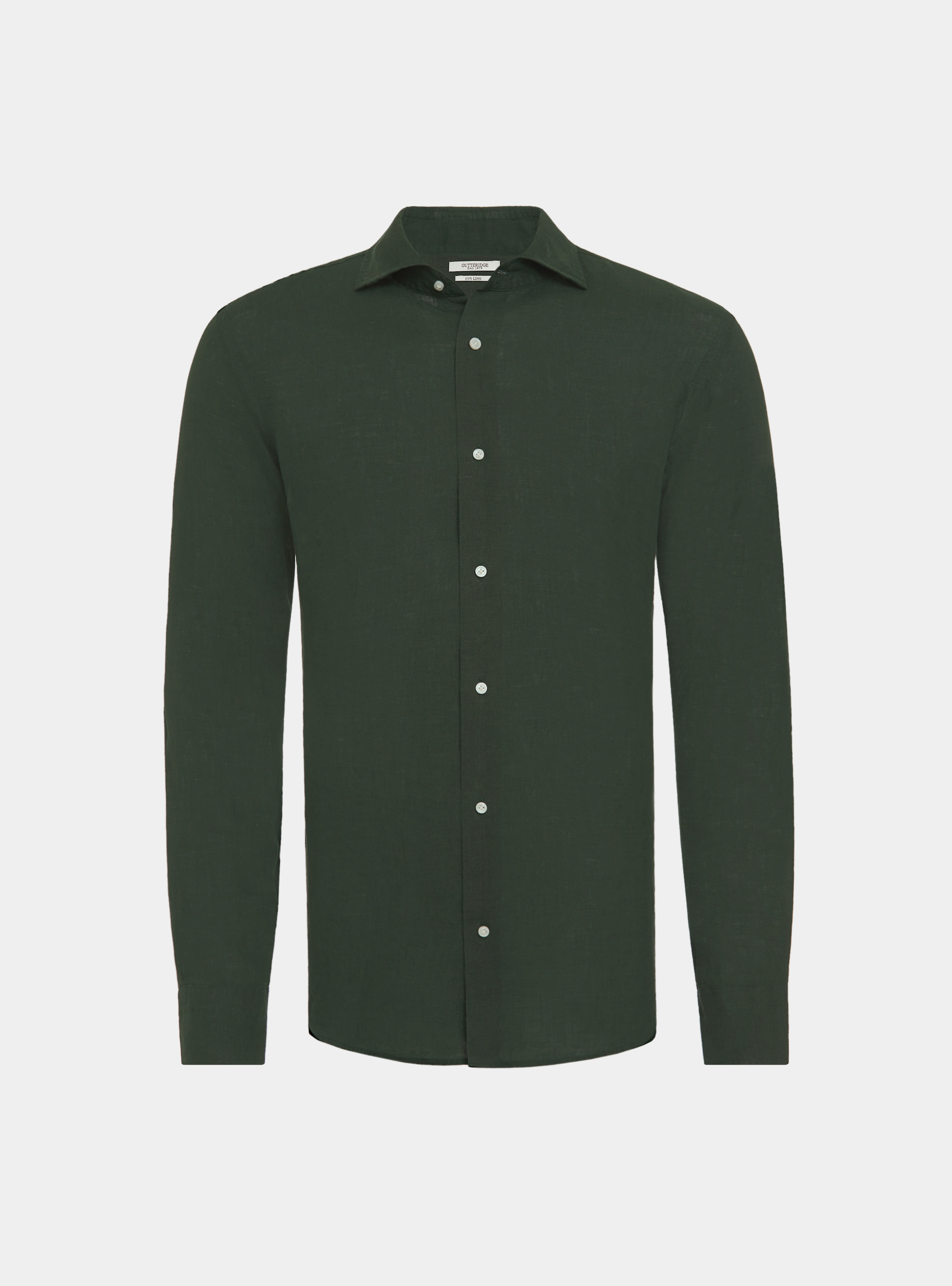 Pure linen shirt, GREEN