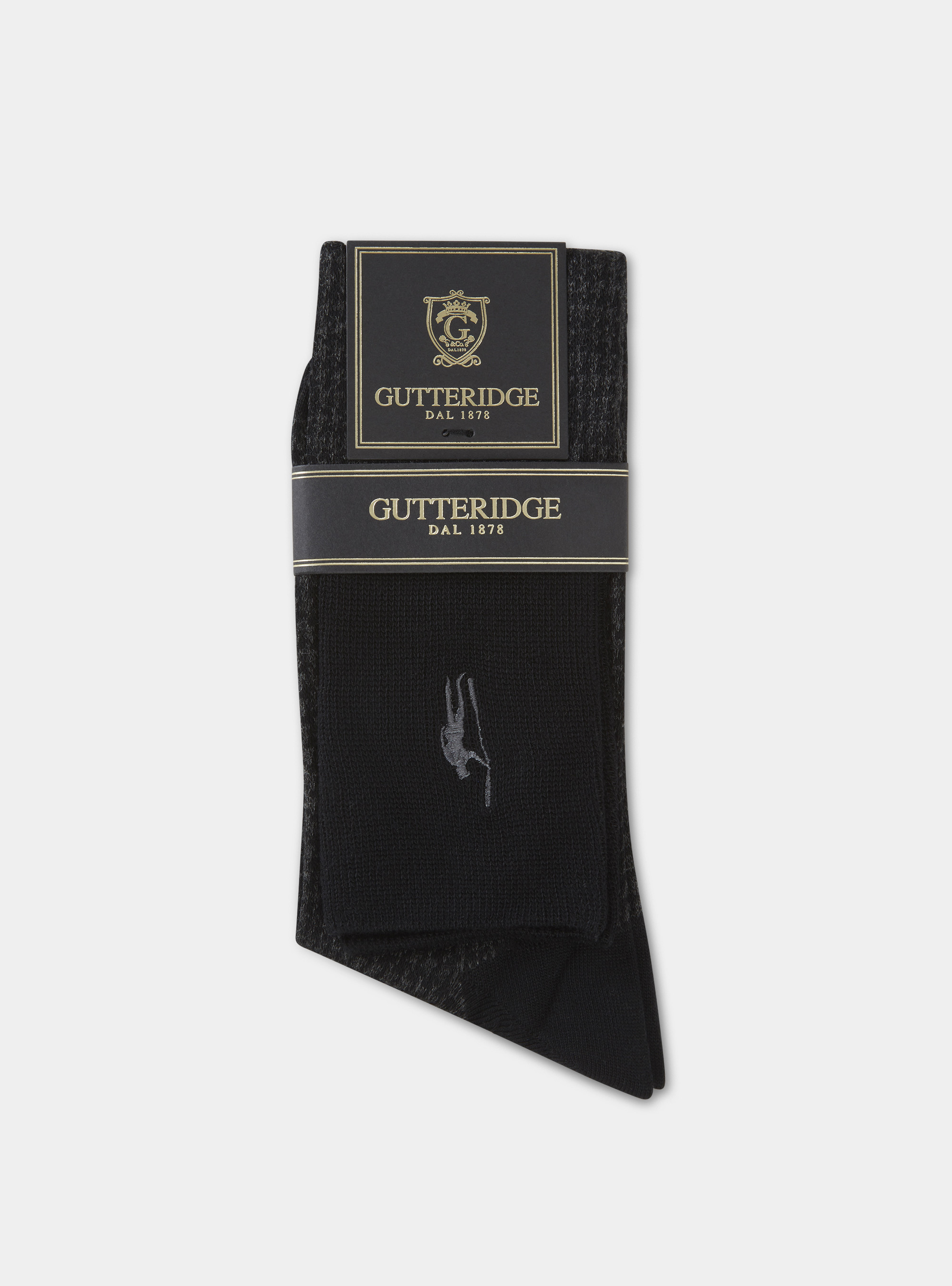 Houndstooth pattern long socks GutteridgeUS Men's Socks