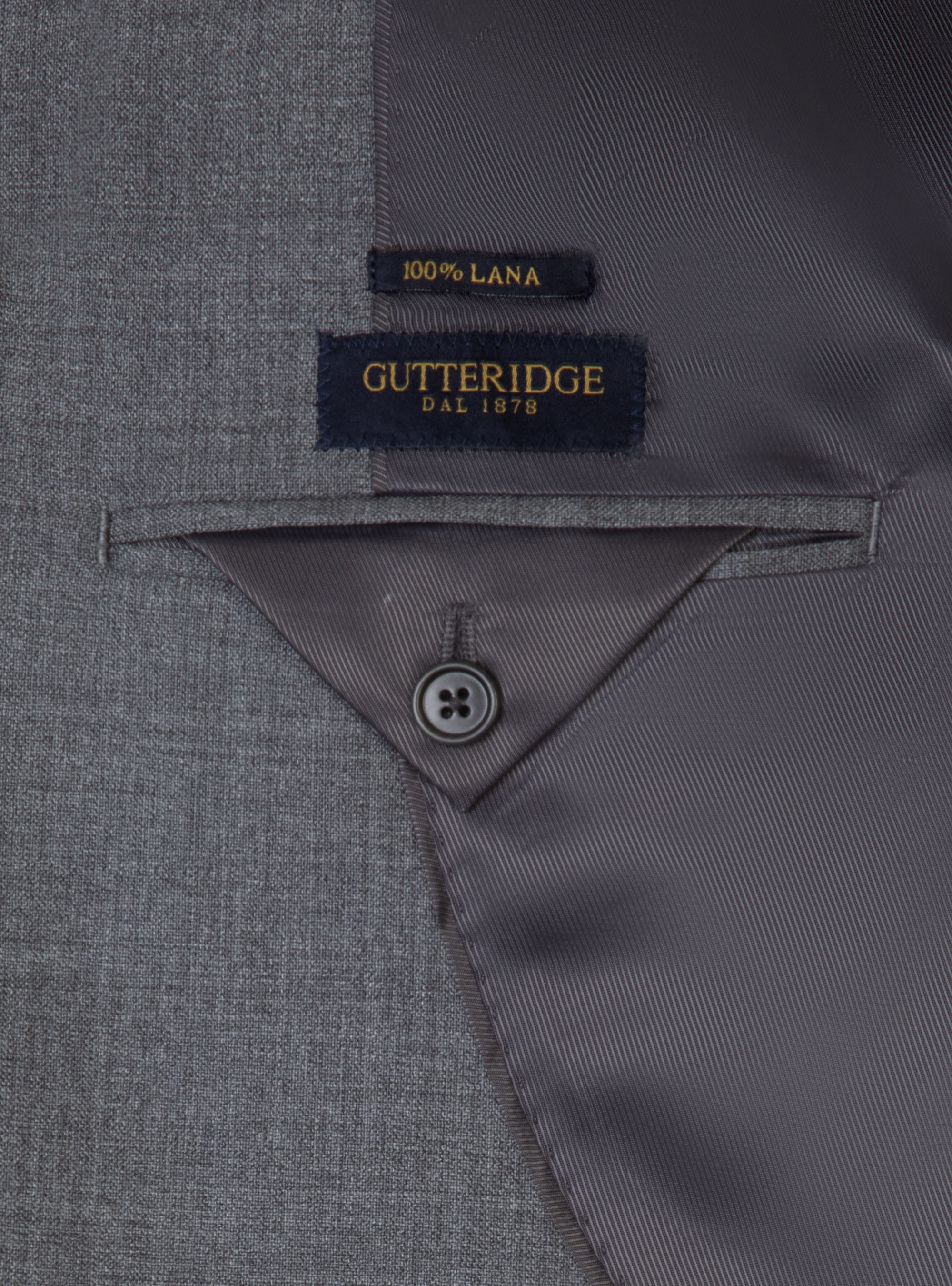 Suit blazer in pure wool Vitale Barberis Canonico fabric, GREY