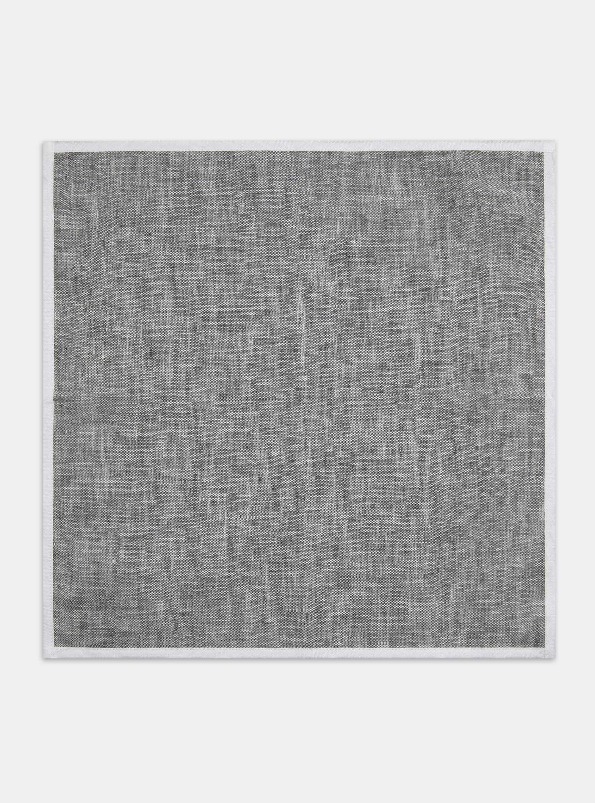 Pochette lino, GRIGIO CHIARO MELANGE