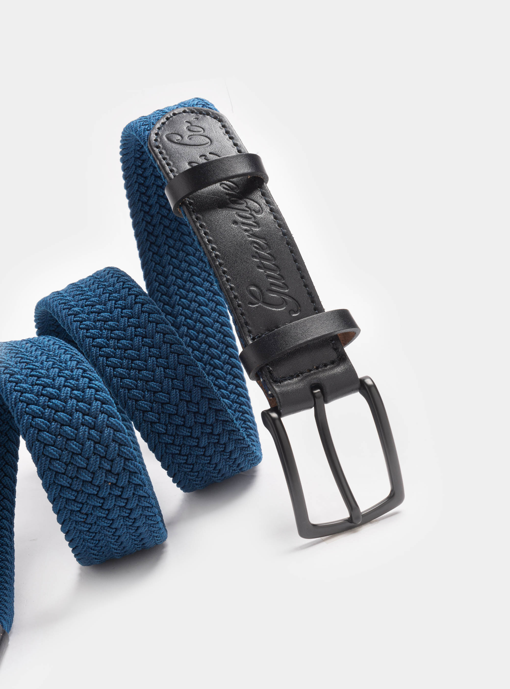 Cintura elastica tinta unita, BLU ROYAL