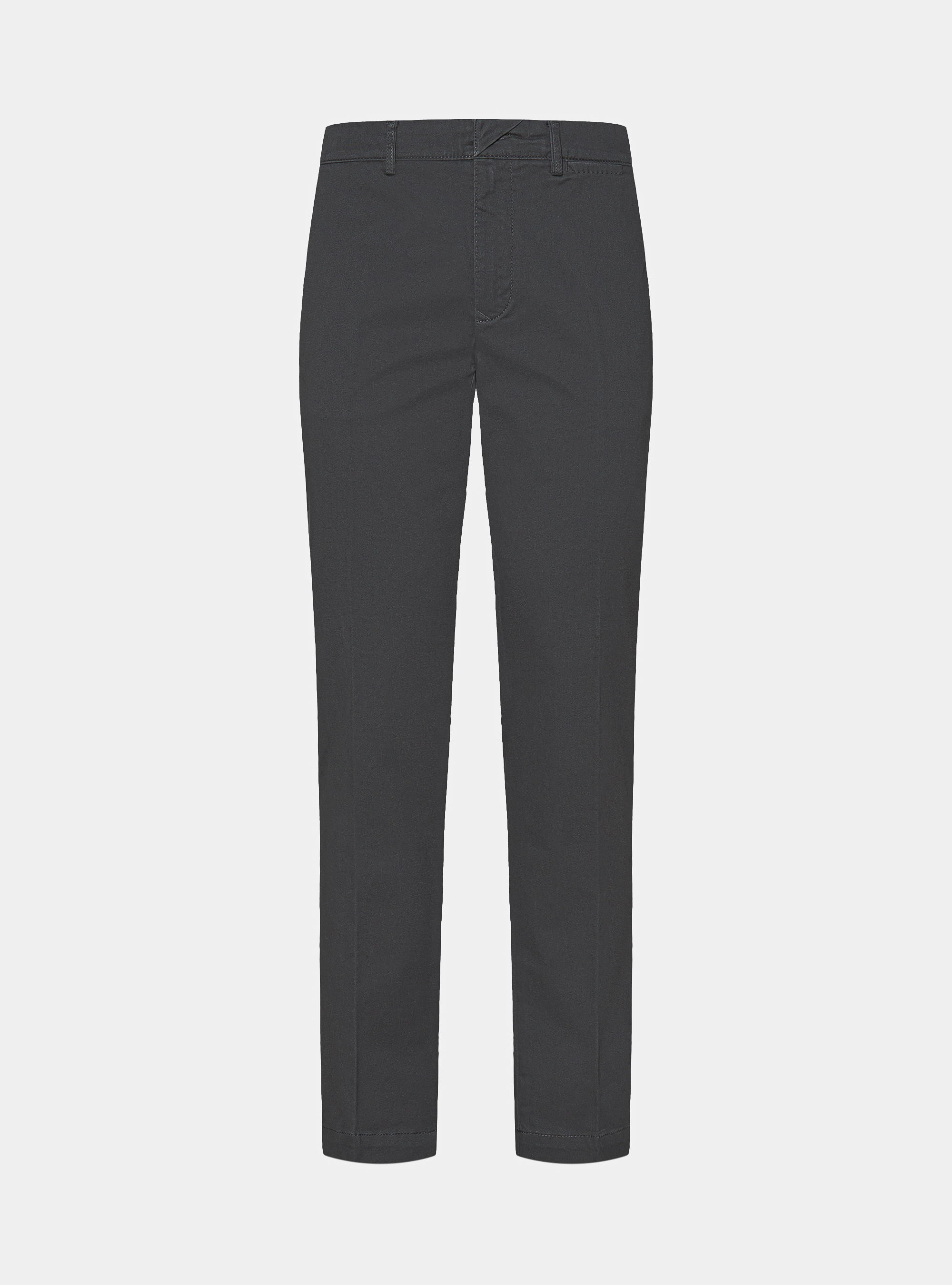 Pantalón chino slim fit de sarga elástica, GRIS MARENGO