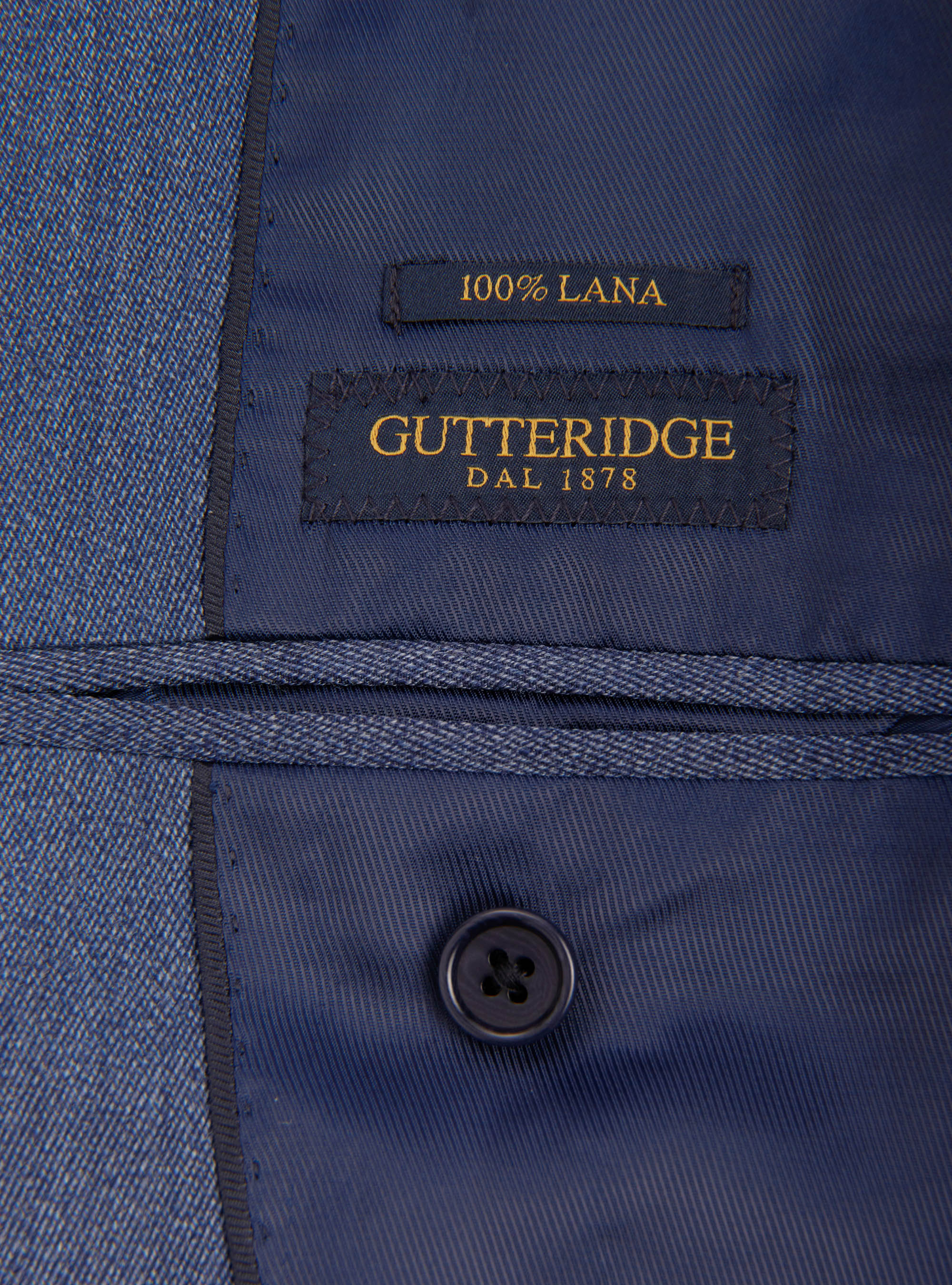 Giacca per abito in lana, INCHIOSTRO