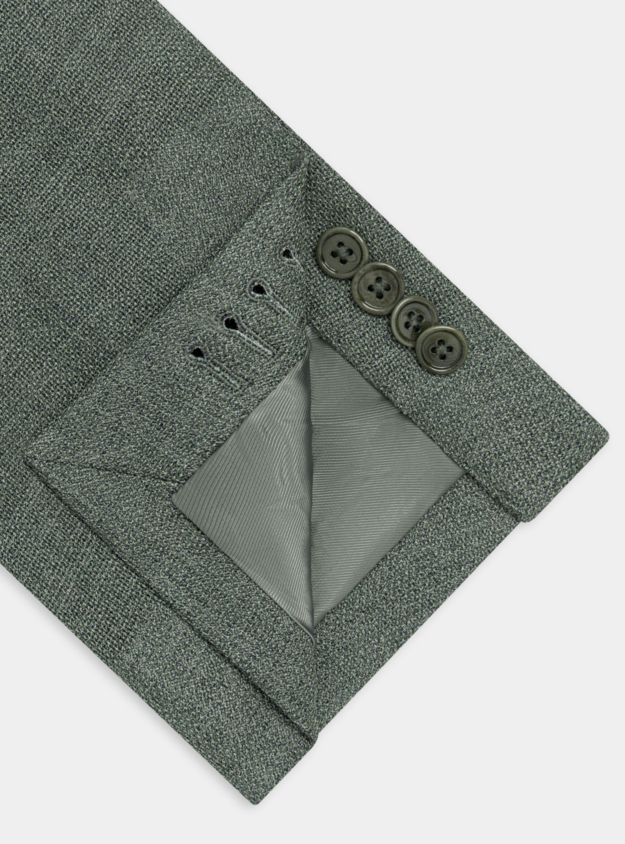 Pure wool hopsack blazer, GREEN