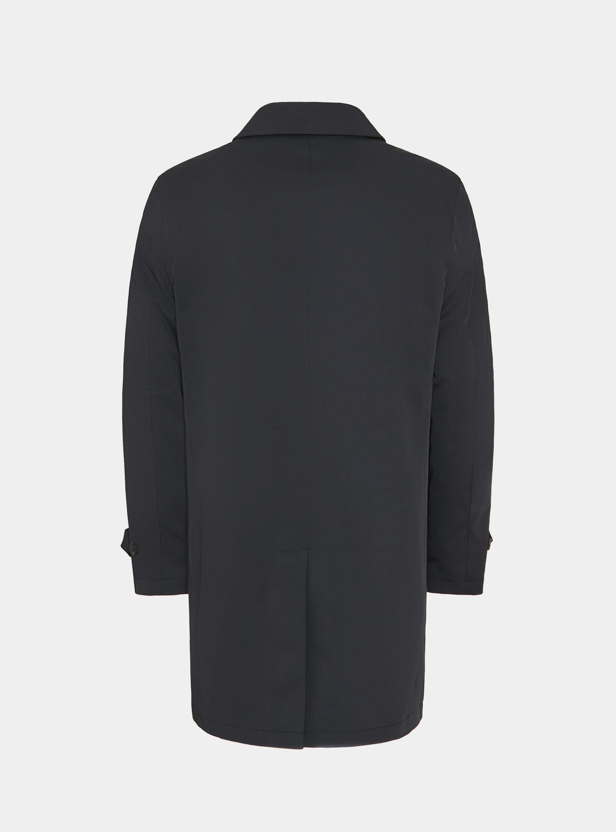 Impermeabile tecnico imbottito in misto cotone, BLU NAVY