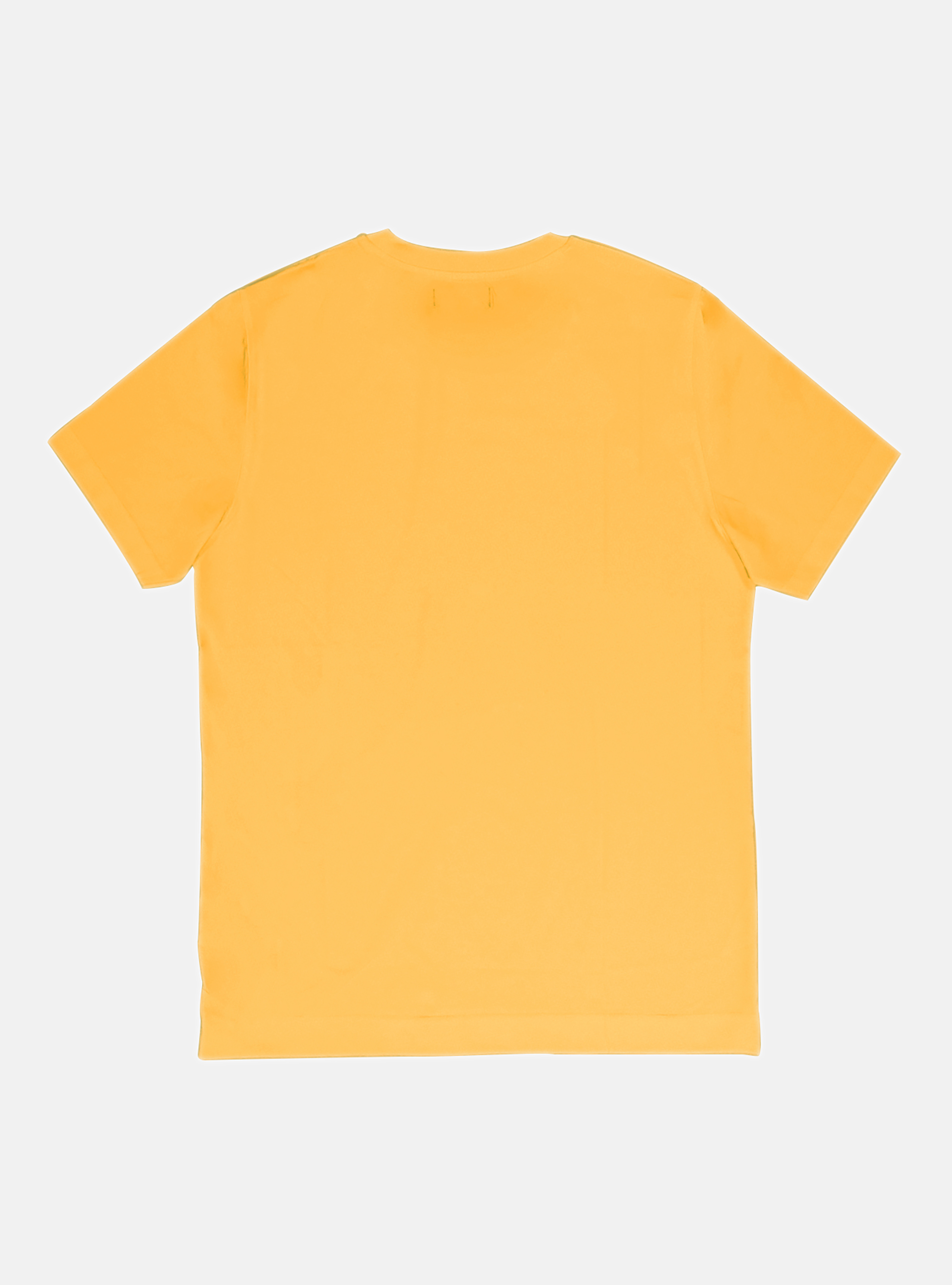 CAMISETA DE PUNTO MEDIA MANGA, LISA, AMARILO