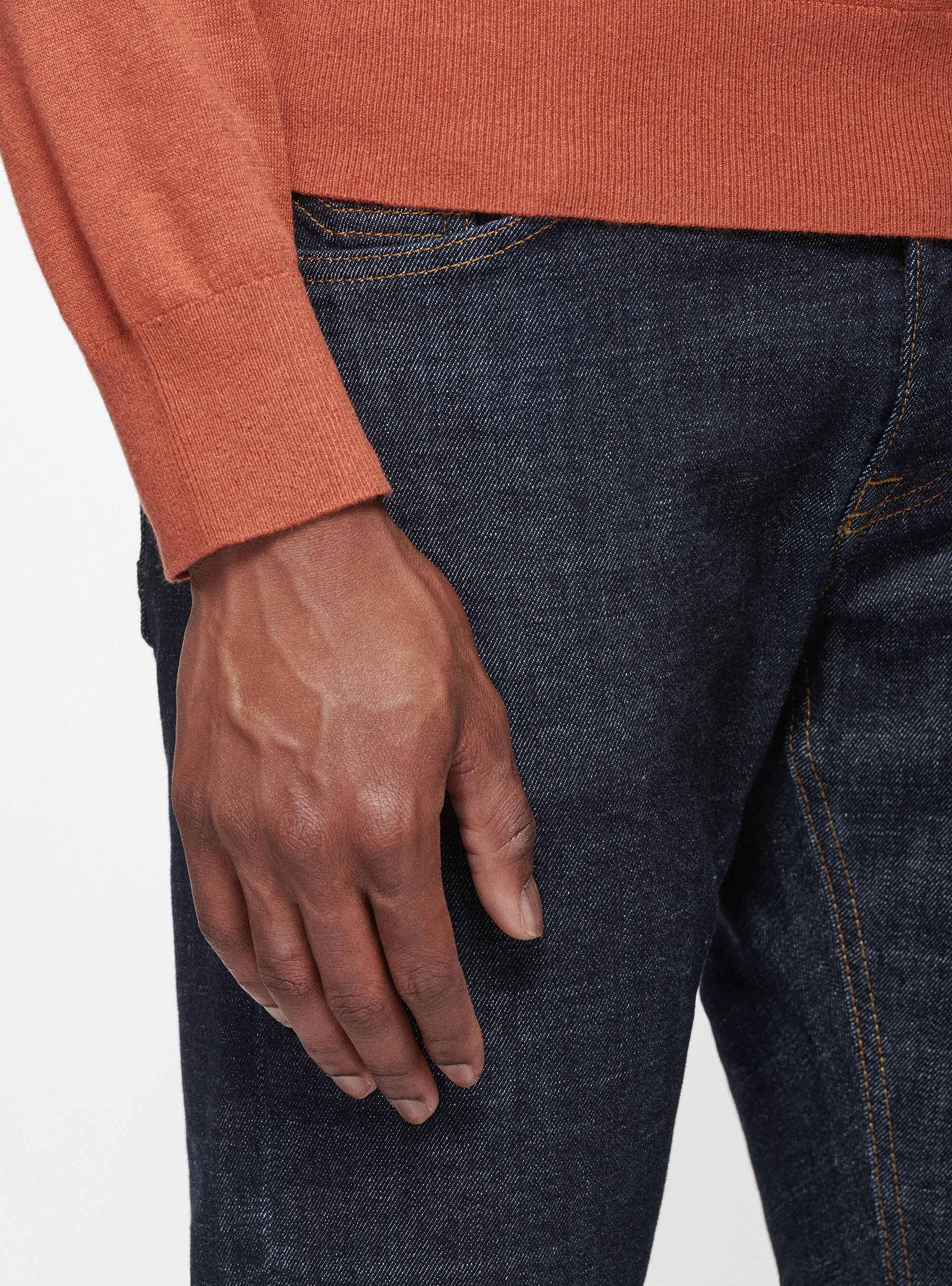 Maglia girocollo in cotone seta e cashmere, COCCIO