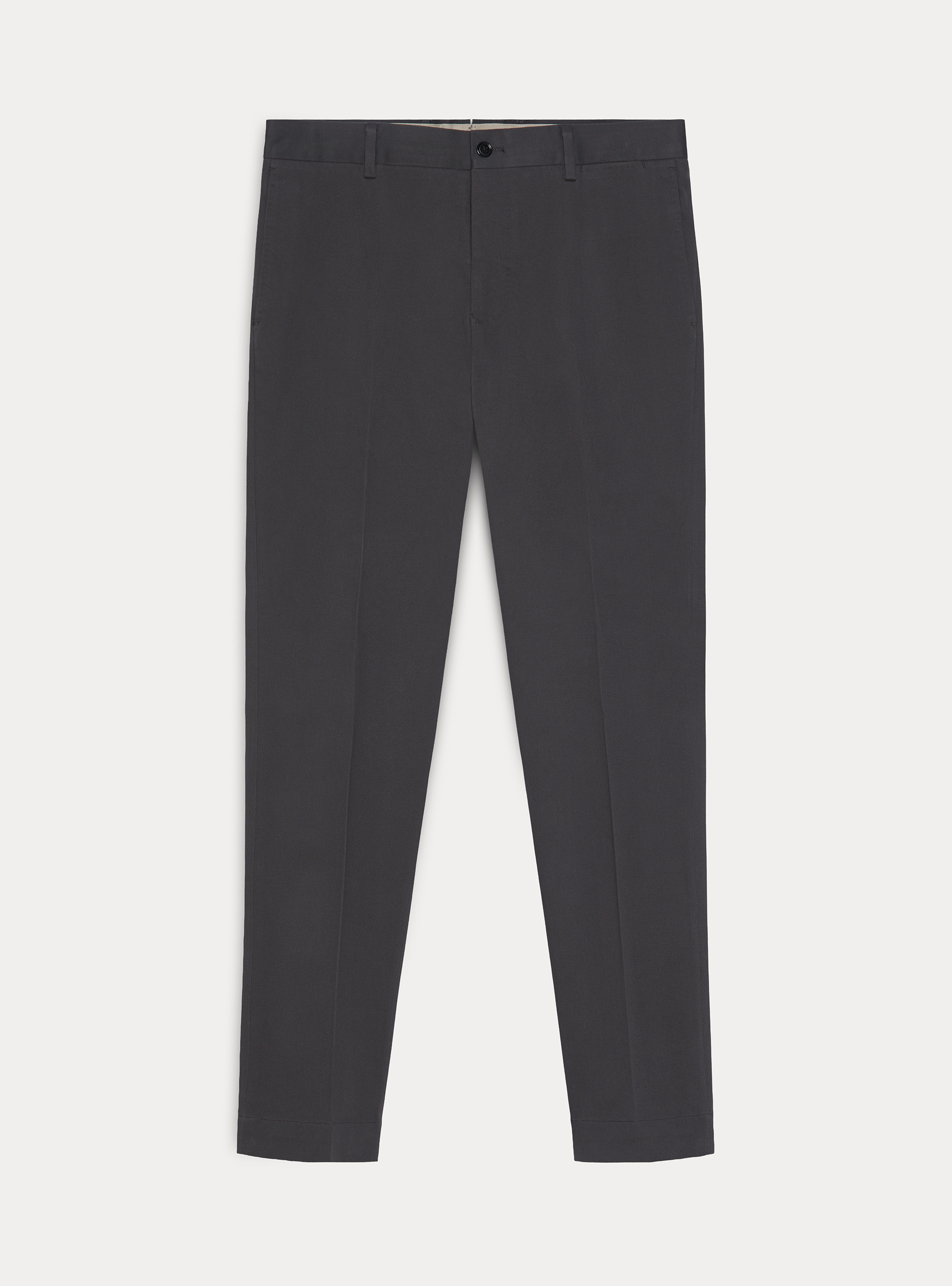 Pantalones de algod&oacute;n esmerilado, ASFALTO 0112C