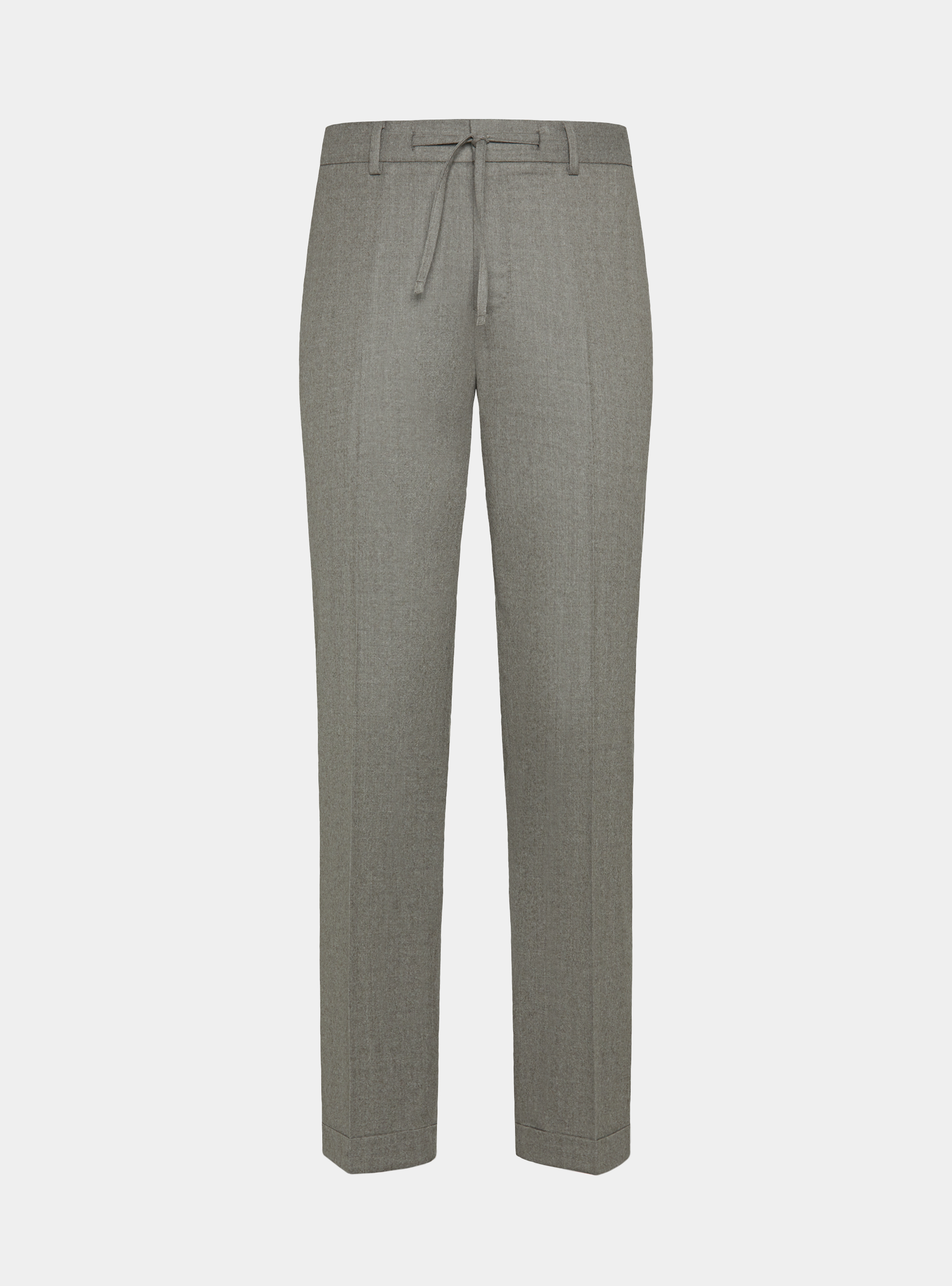 Pantaloni con coulisse in flanella Vitale Barberis Canonico, SABBIA