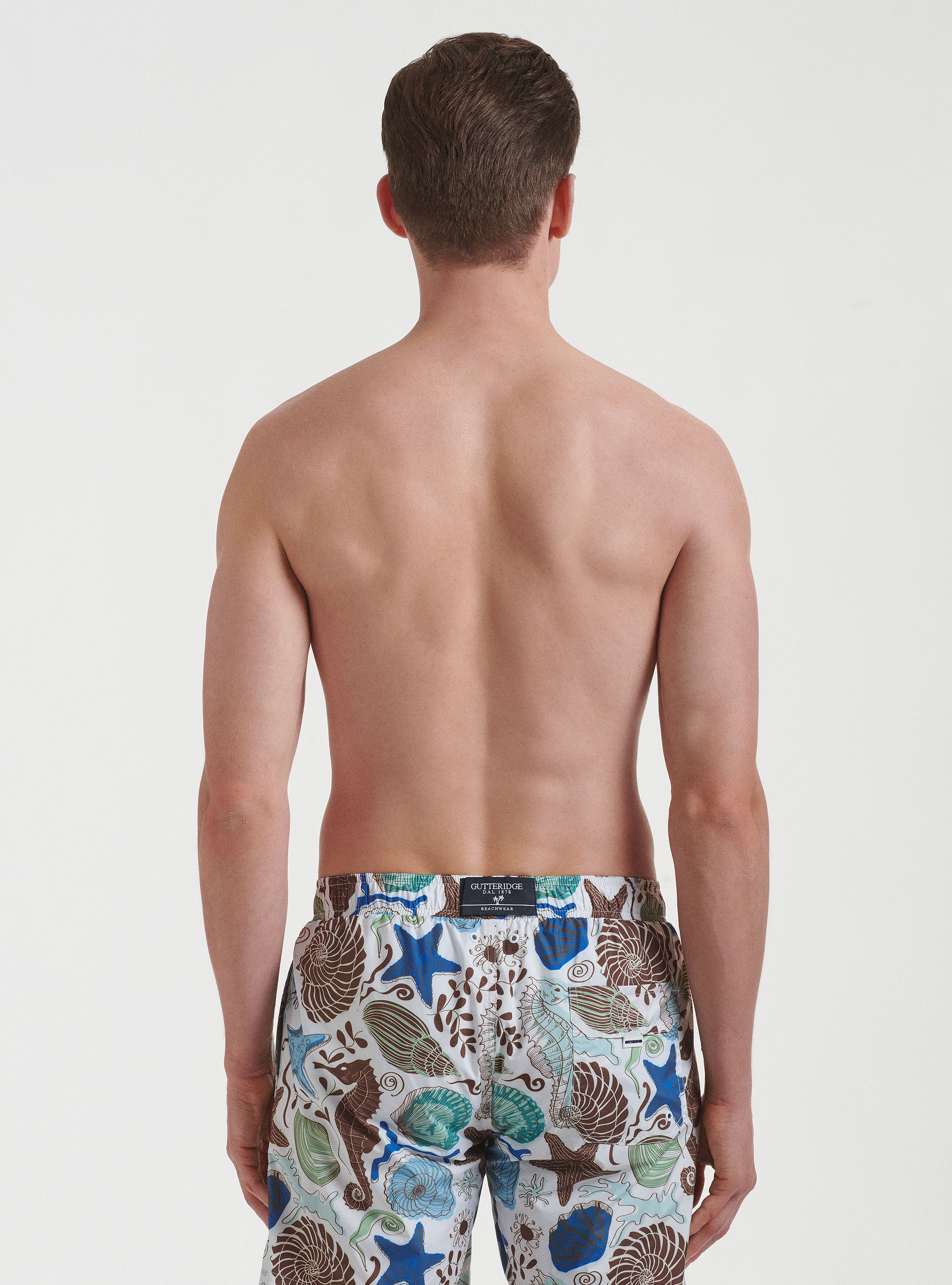 Navy fancy swimwear, MULTICOLOR