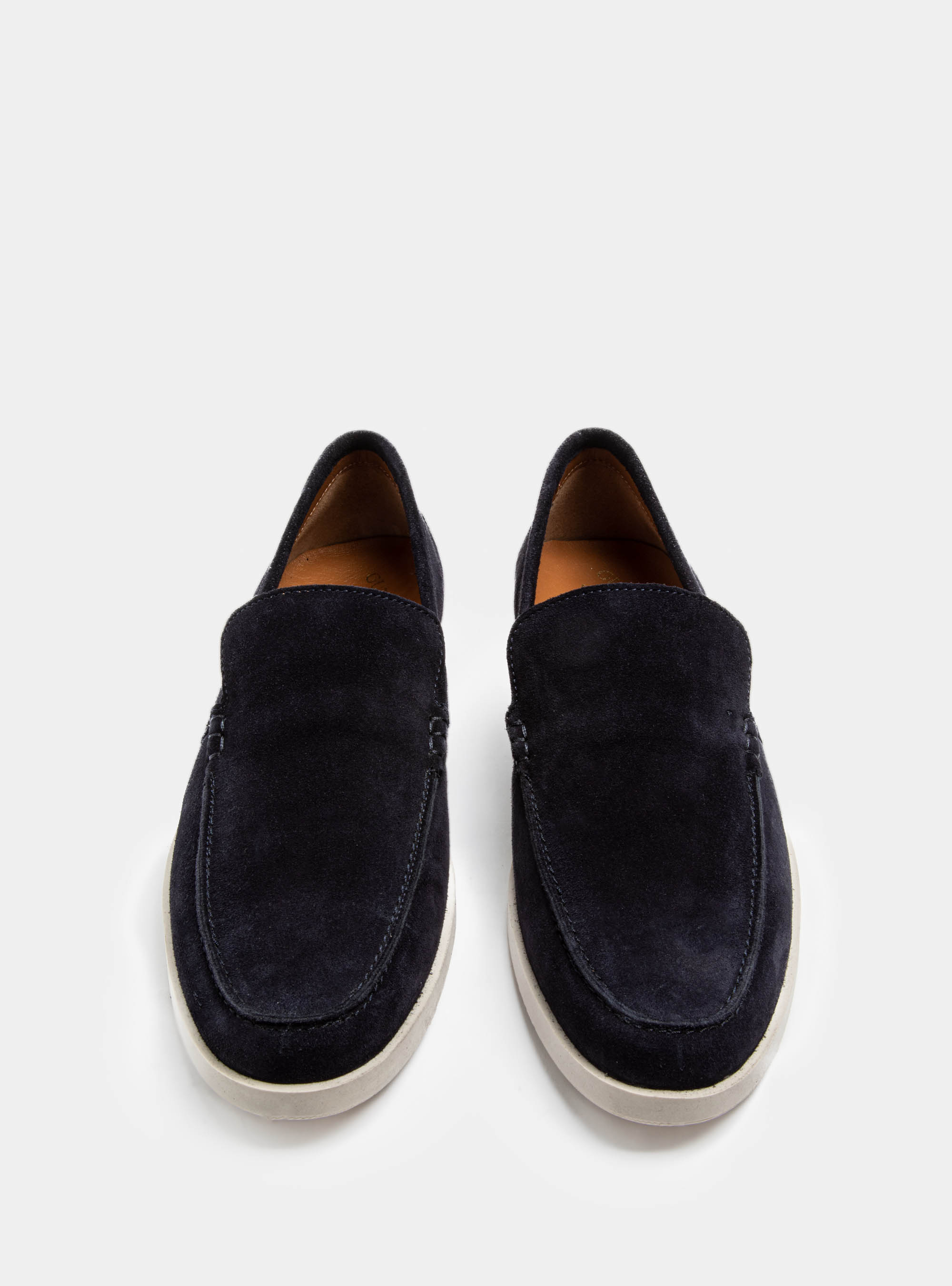 Suede loafers, NAVY BLUE