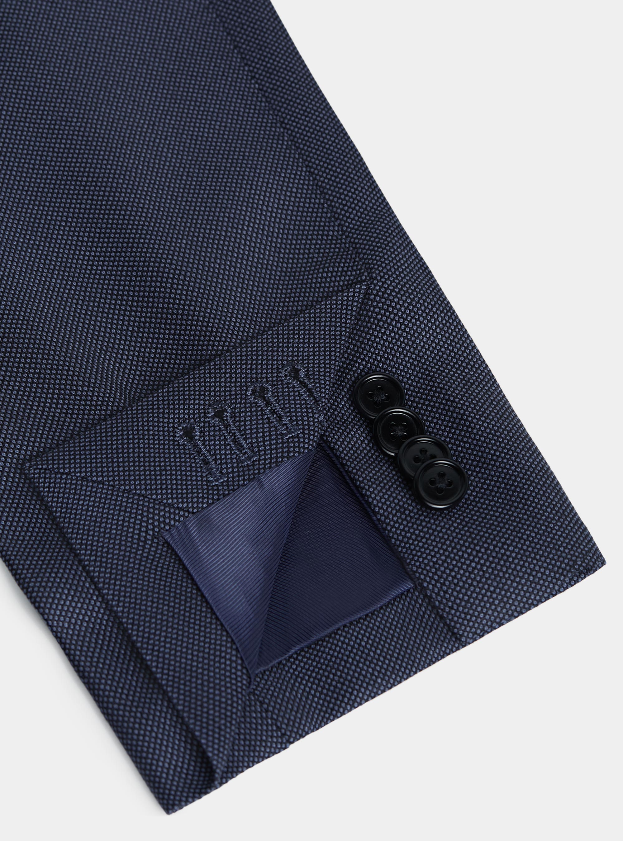 Veste en pure laine à oeil de perdrix, ENCRE