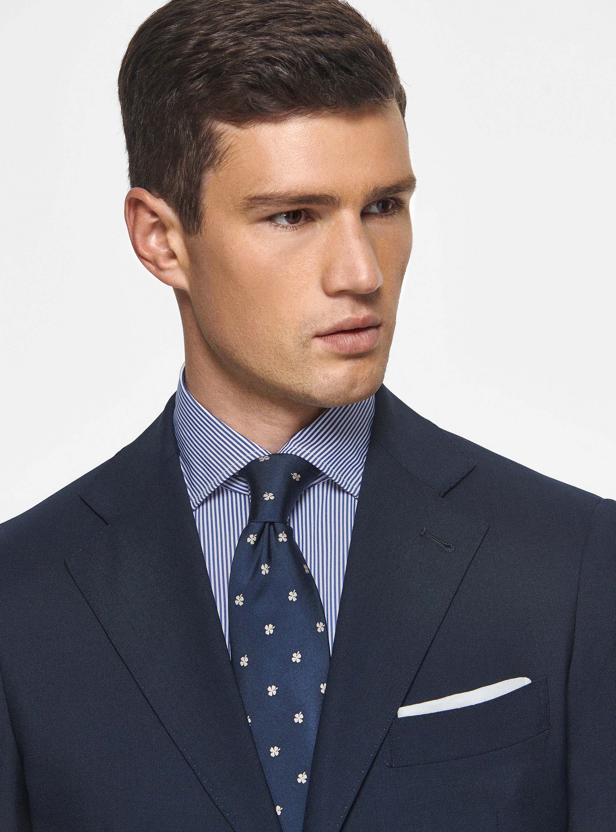 Giacca in pura lana Vitale Barberis Canonico, NAVY