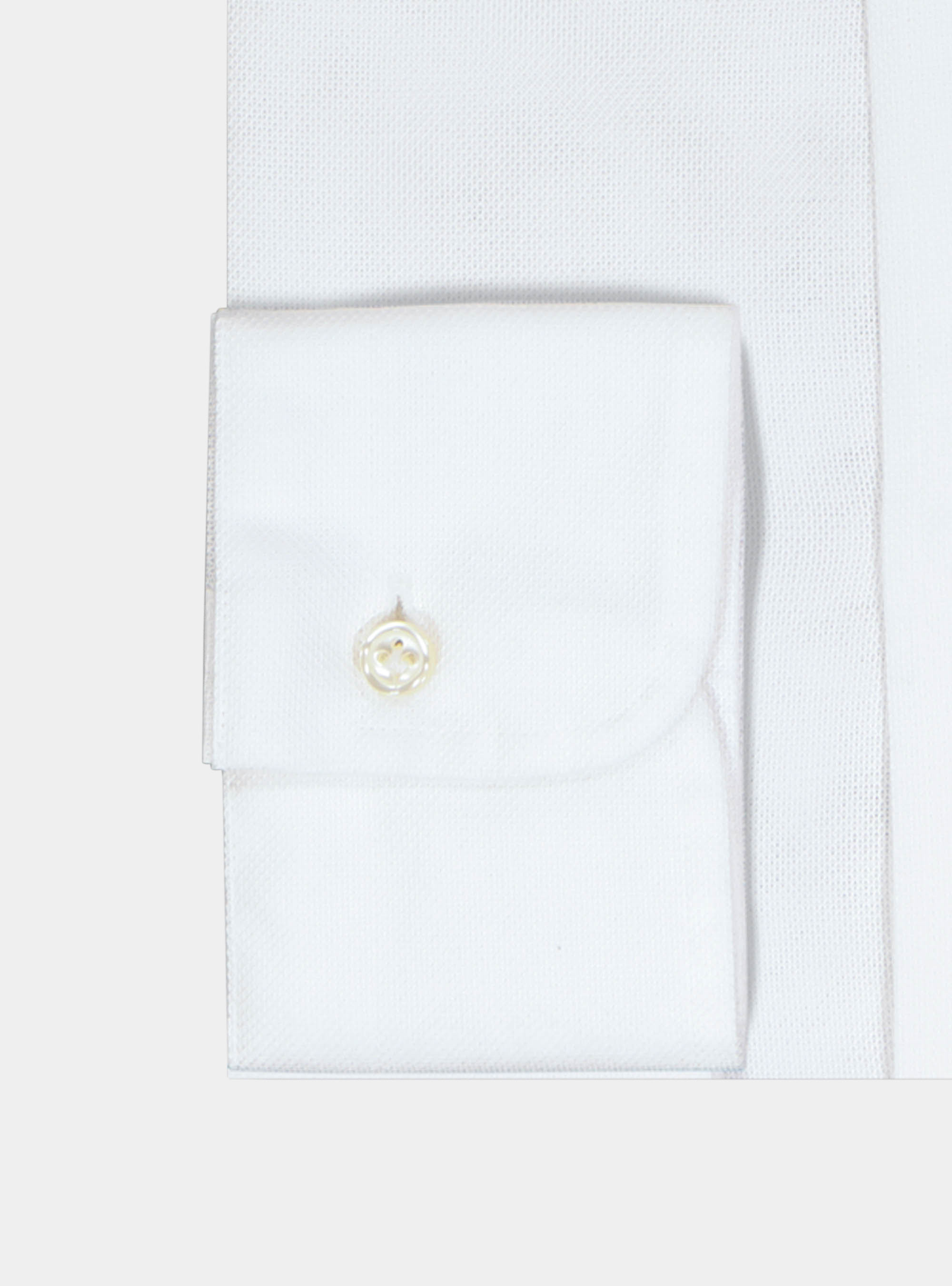 Camicia collo francese piccolo in giro inglese, BIANCO