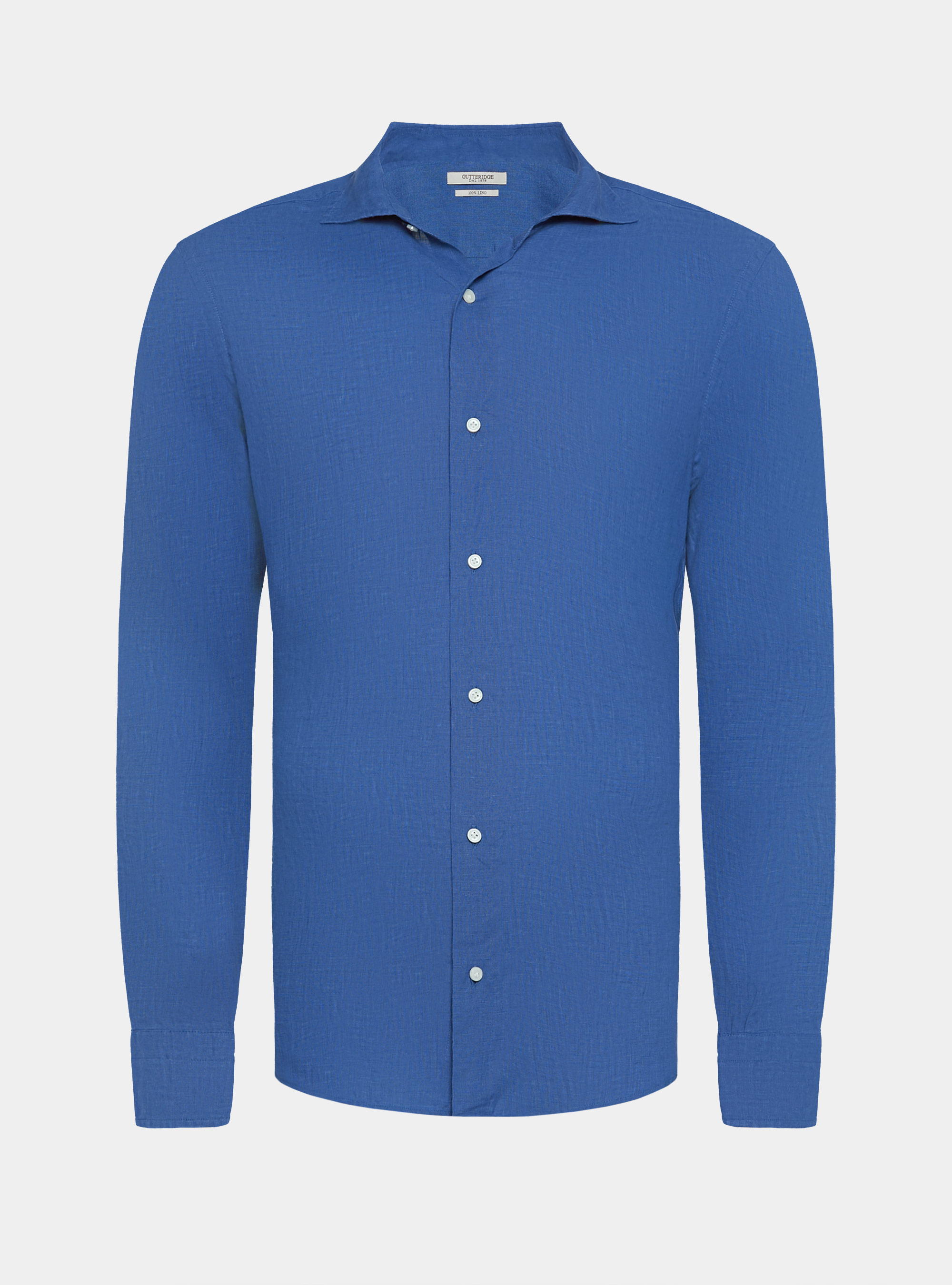 Pure linen shirt, BLUE