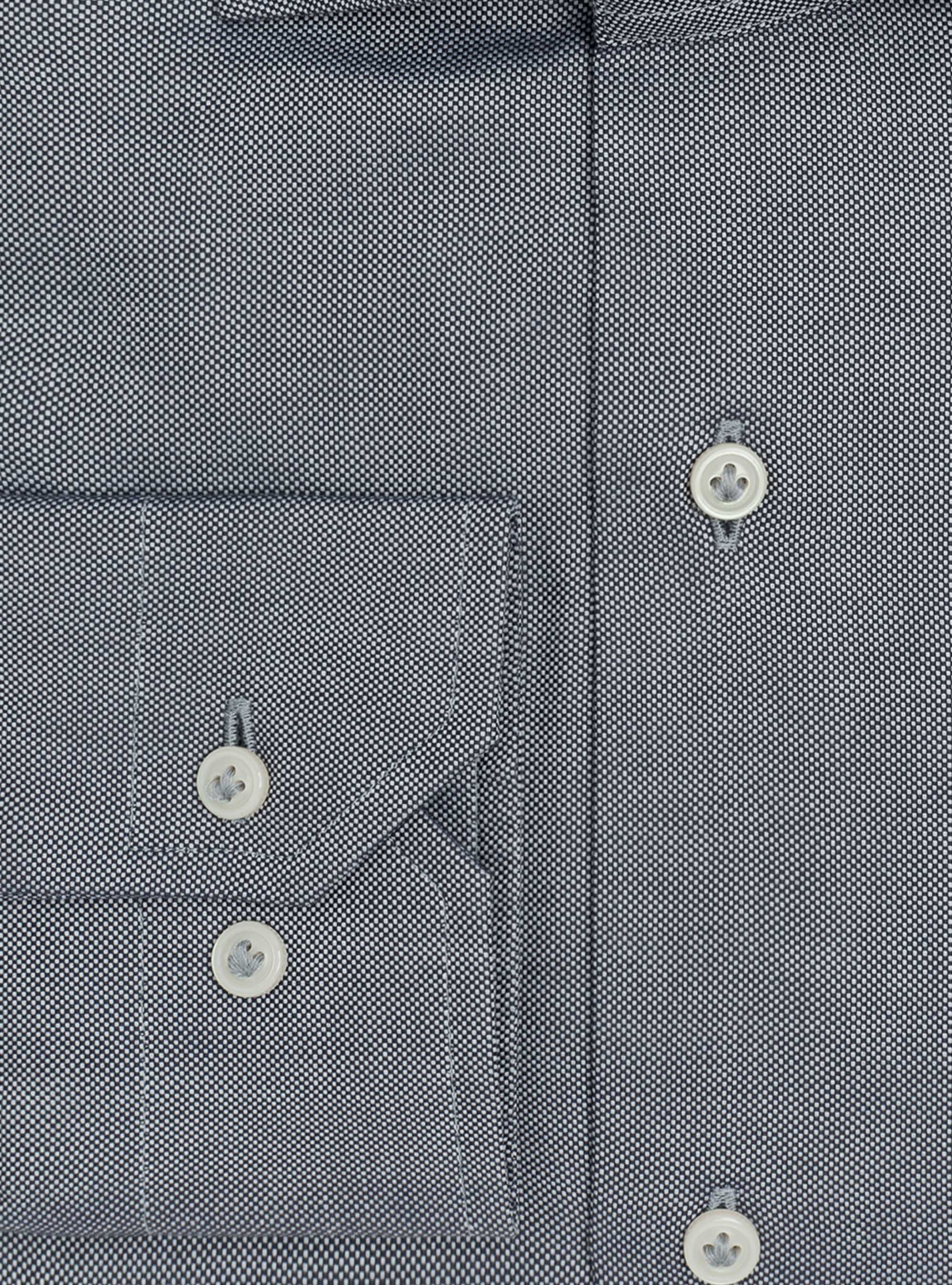 Camicia collo semi francese in oxford di cotone, BLU NAVY