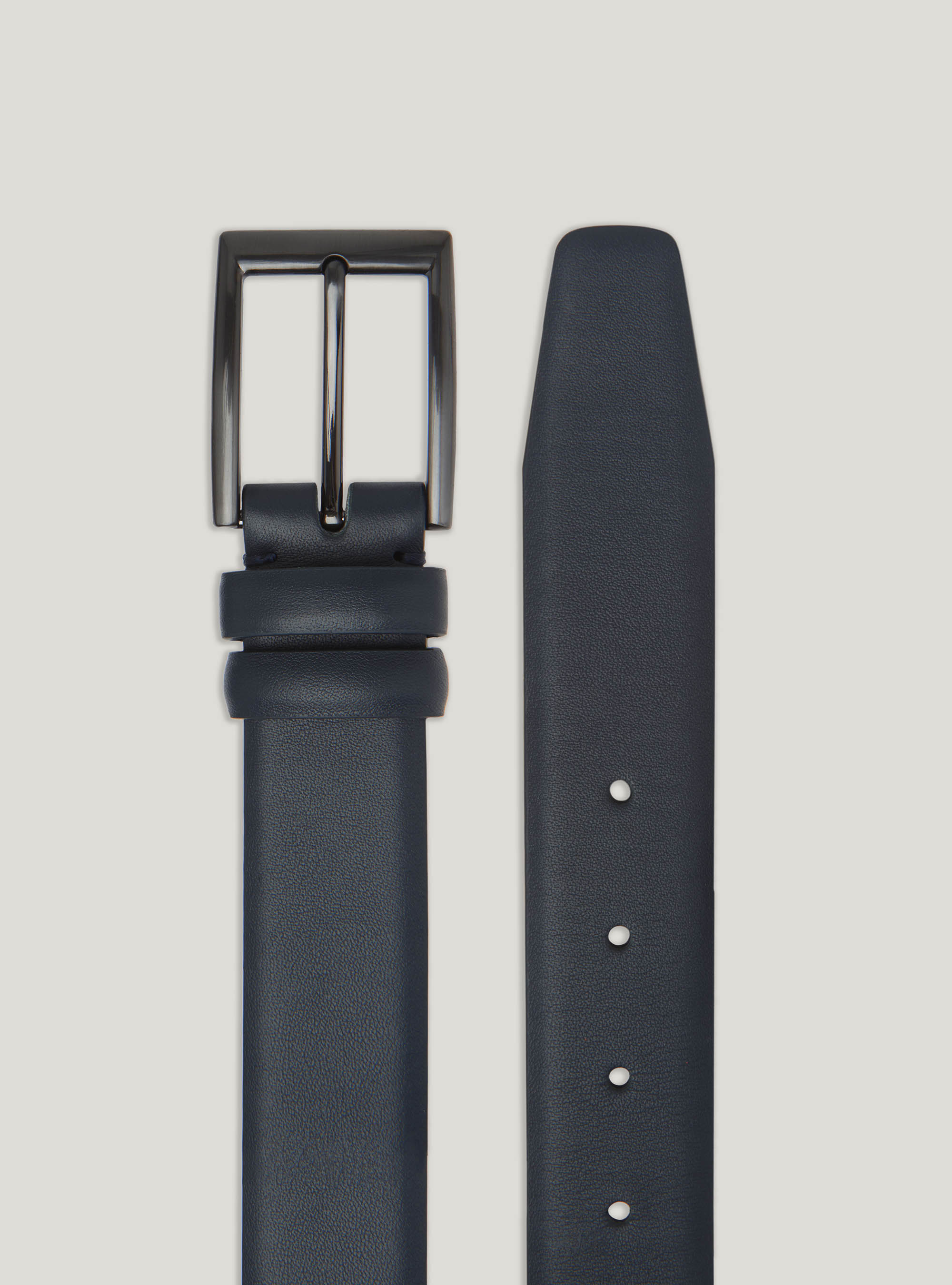 Cintura in pelle, BLU NAVY
