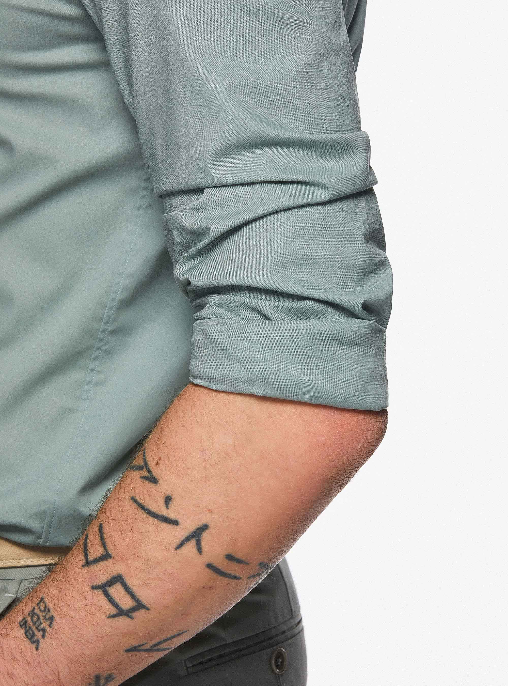 Camisa de popelina elástica, GIADA 0697C