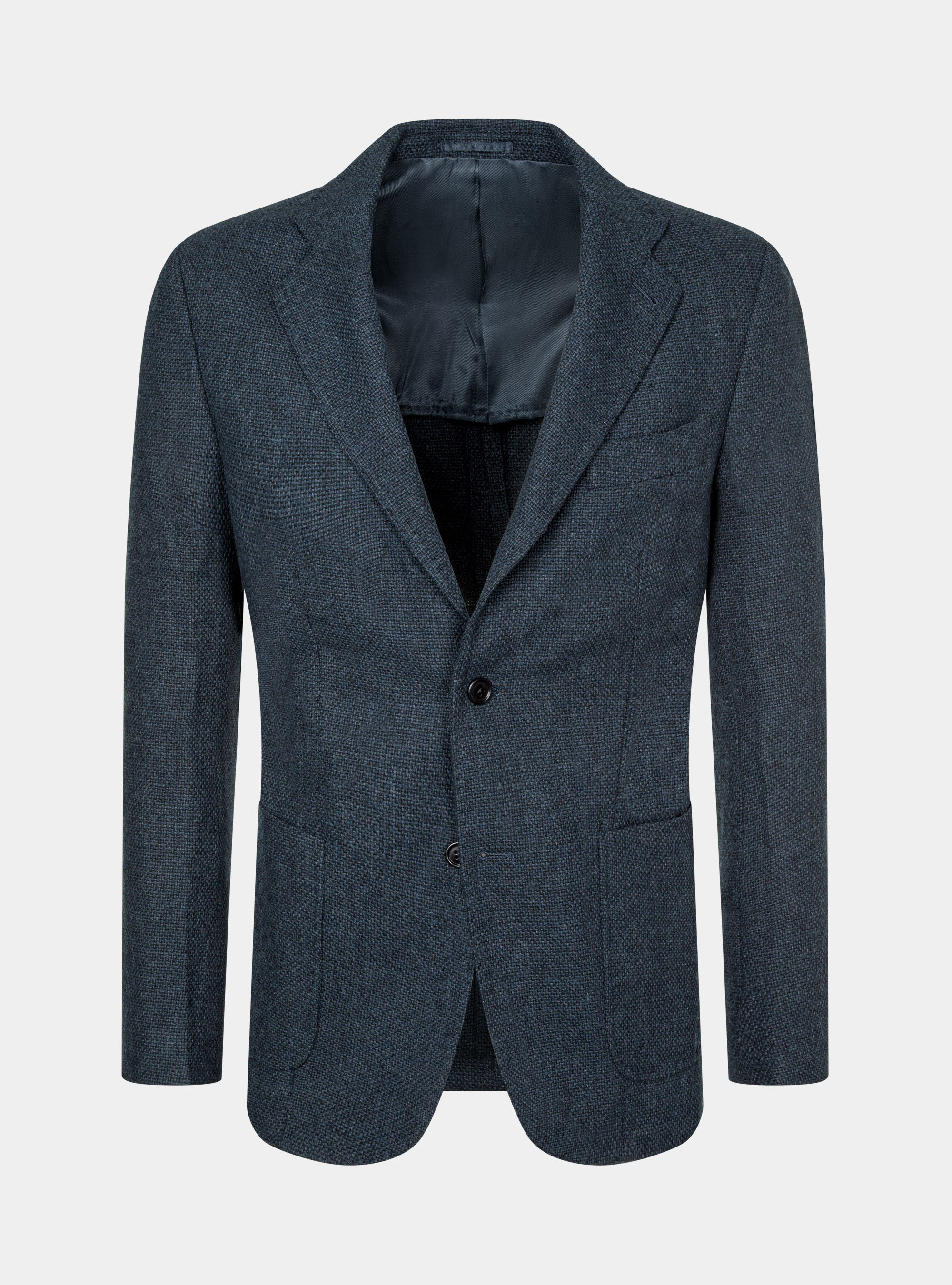 Cotton wool and cashmere blazer, INK