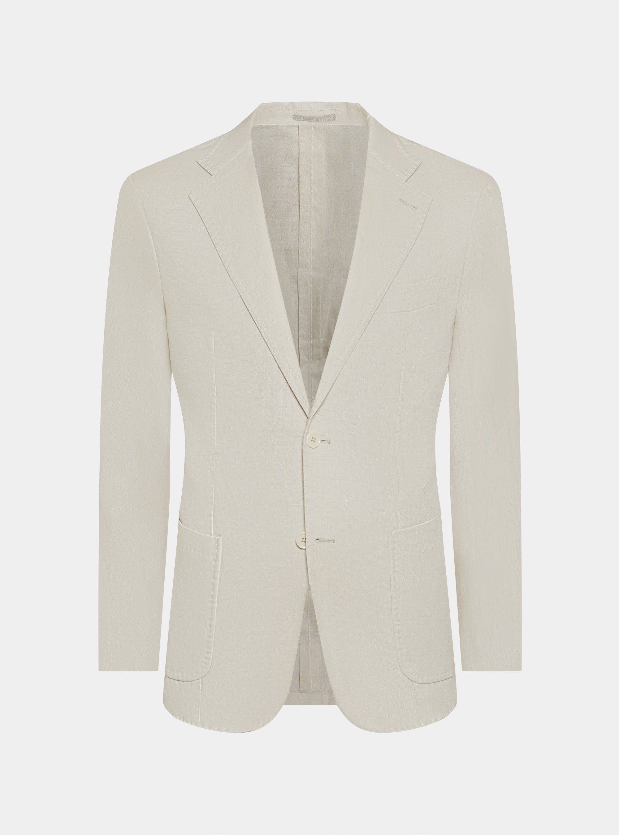 Pure linen suit blazer, ECRU
