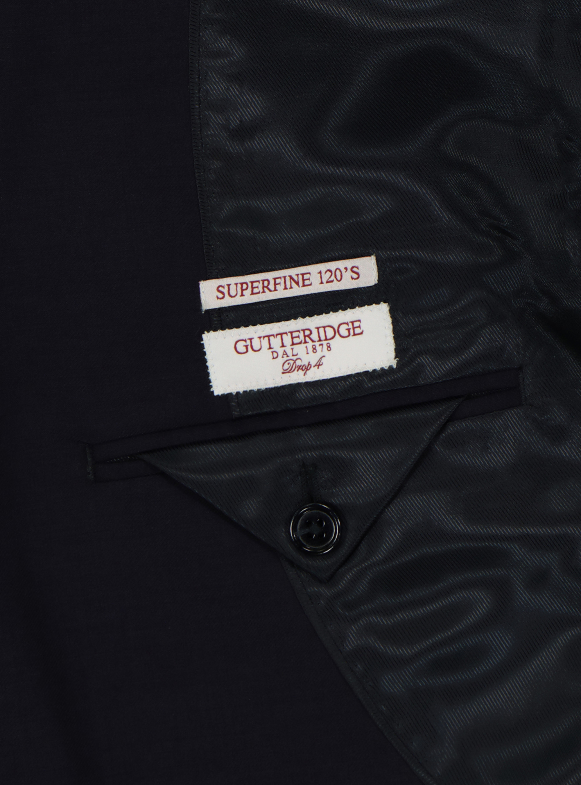 Drop 4 cool wool suit jacket, NAVY BLUE