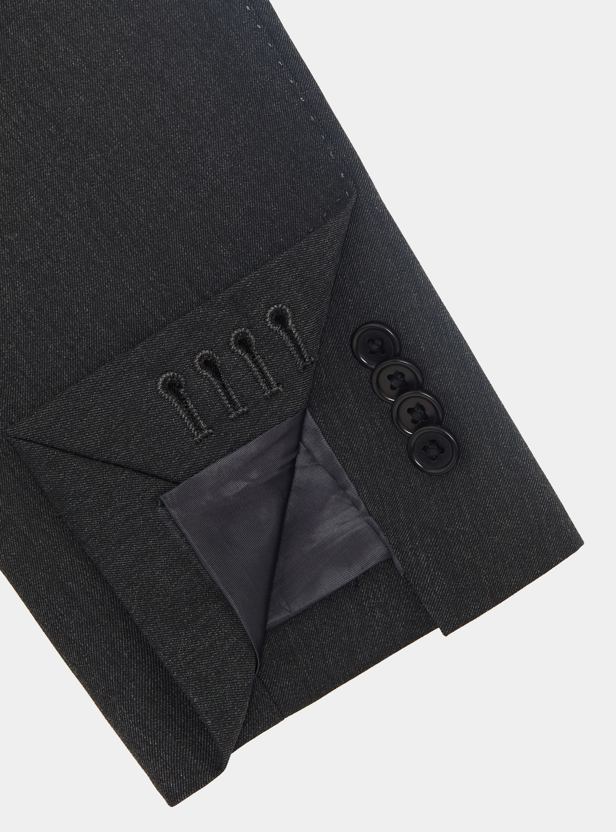 Giacca per abito slim fit, ASFALTO