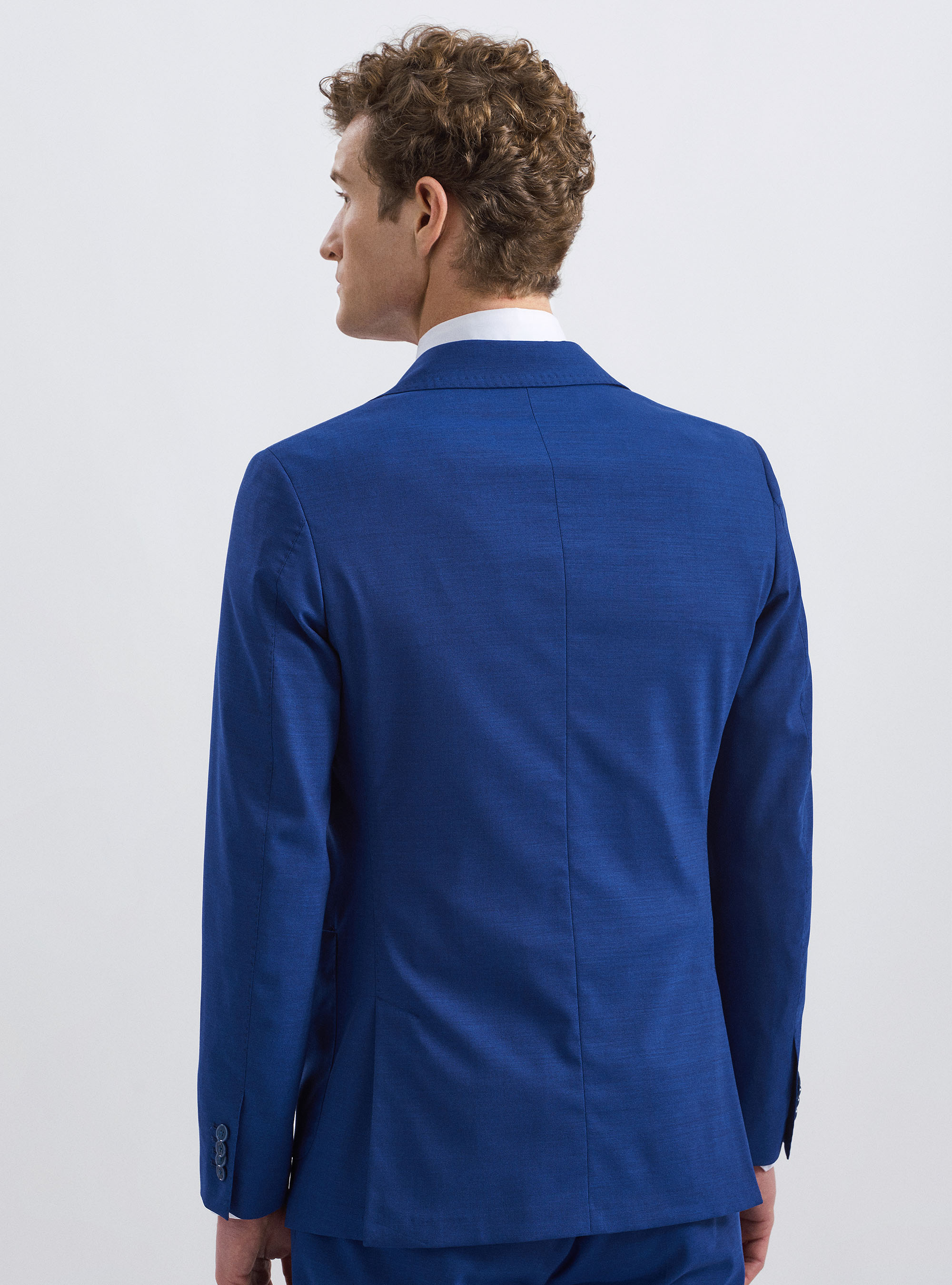 Giacca per abito in lana travel, INCHIOSTRO