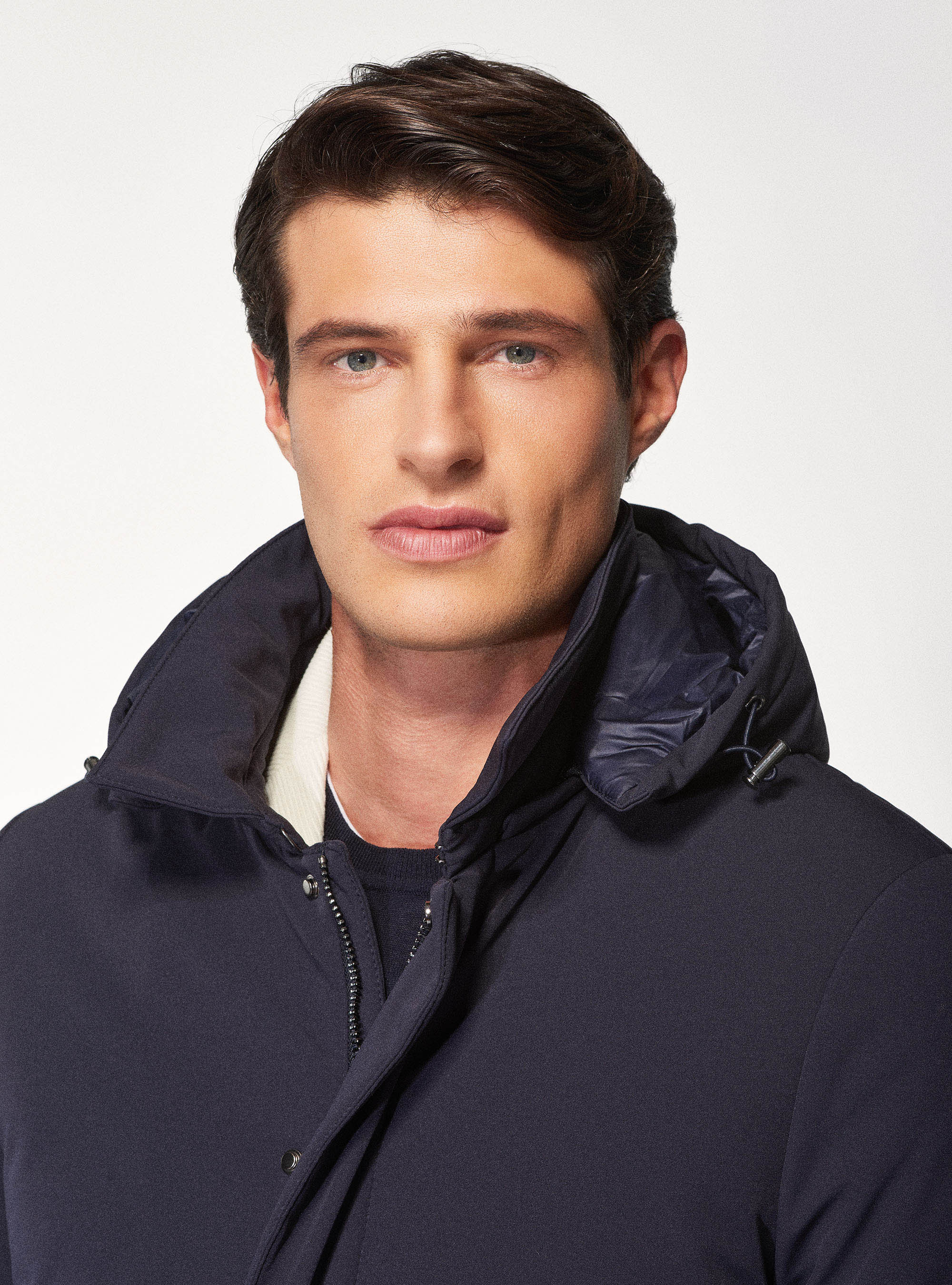 Technical jacket with Primaloft padding, NAVY BLUE