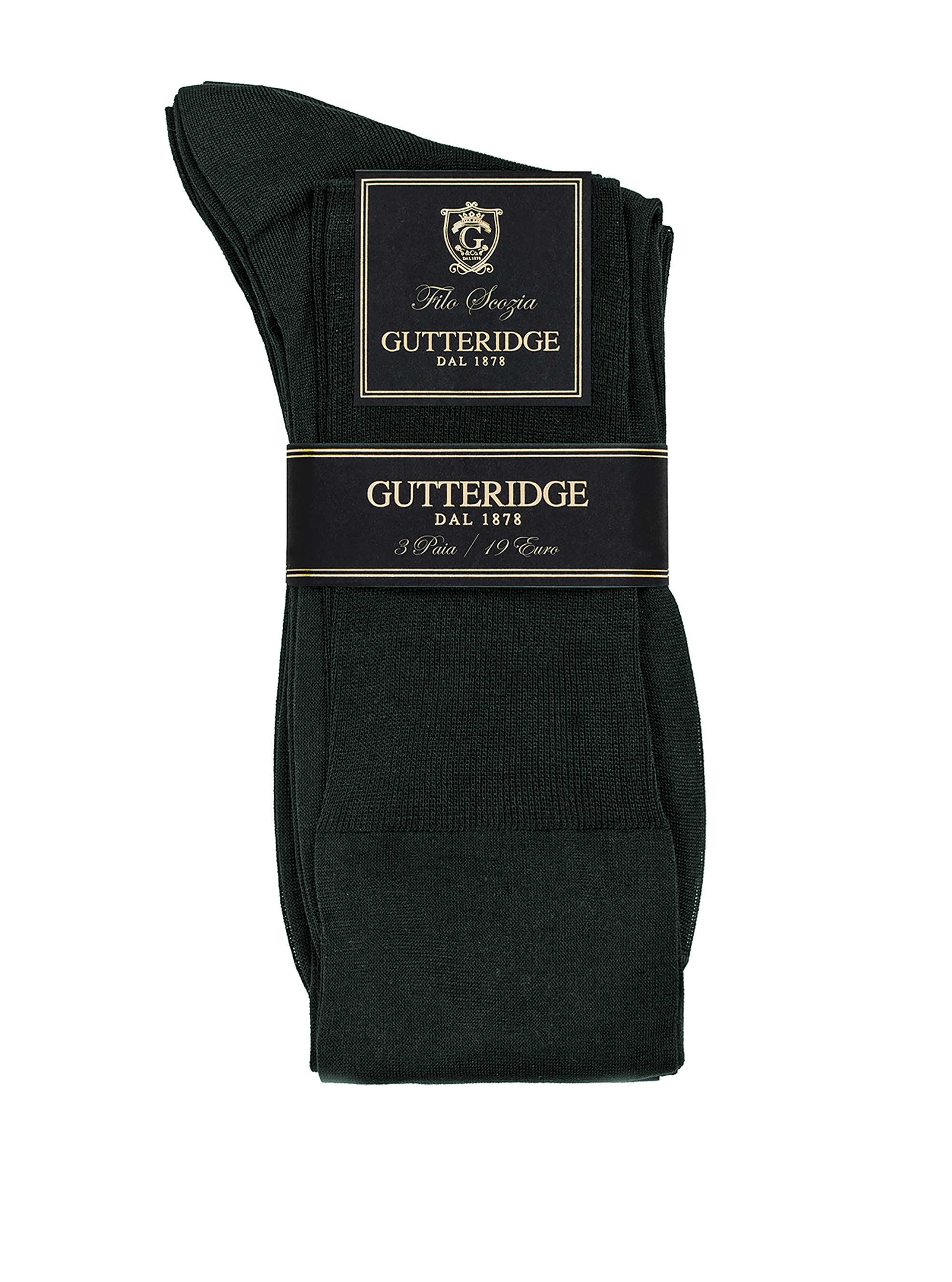 Calza lunga in filo di Scozia, VERDE