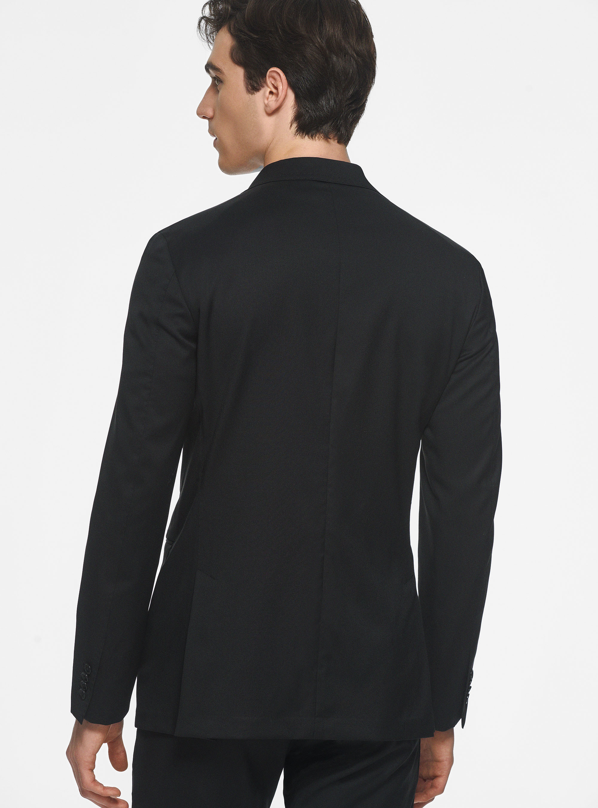 Giacca in pura lana superfine 110's, NERO