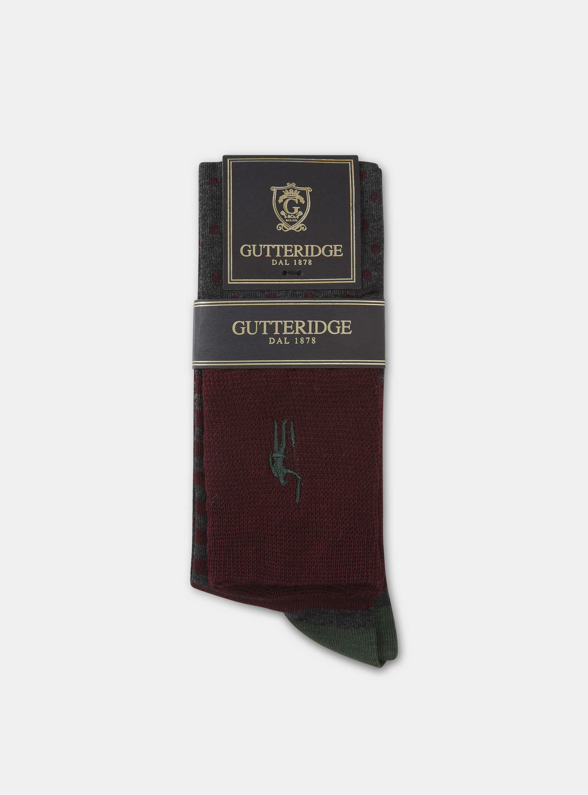 Calza lunga a pois e righe, ASFALTO