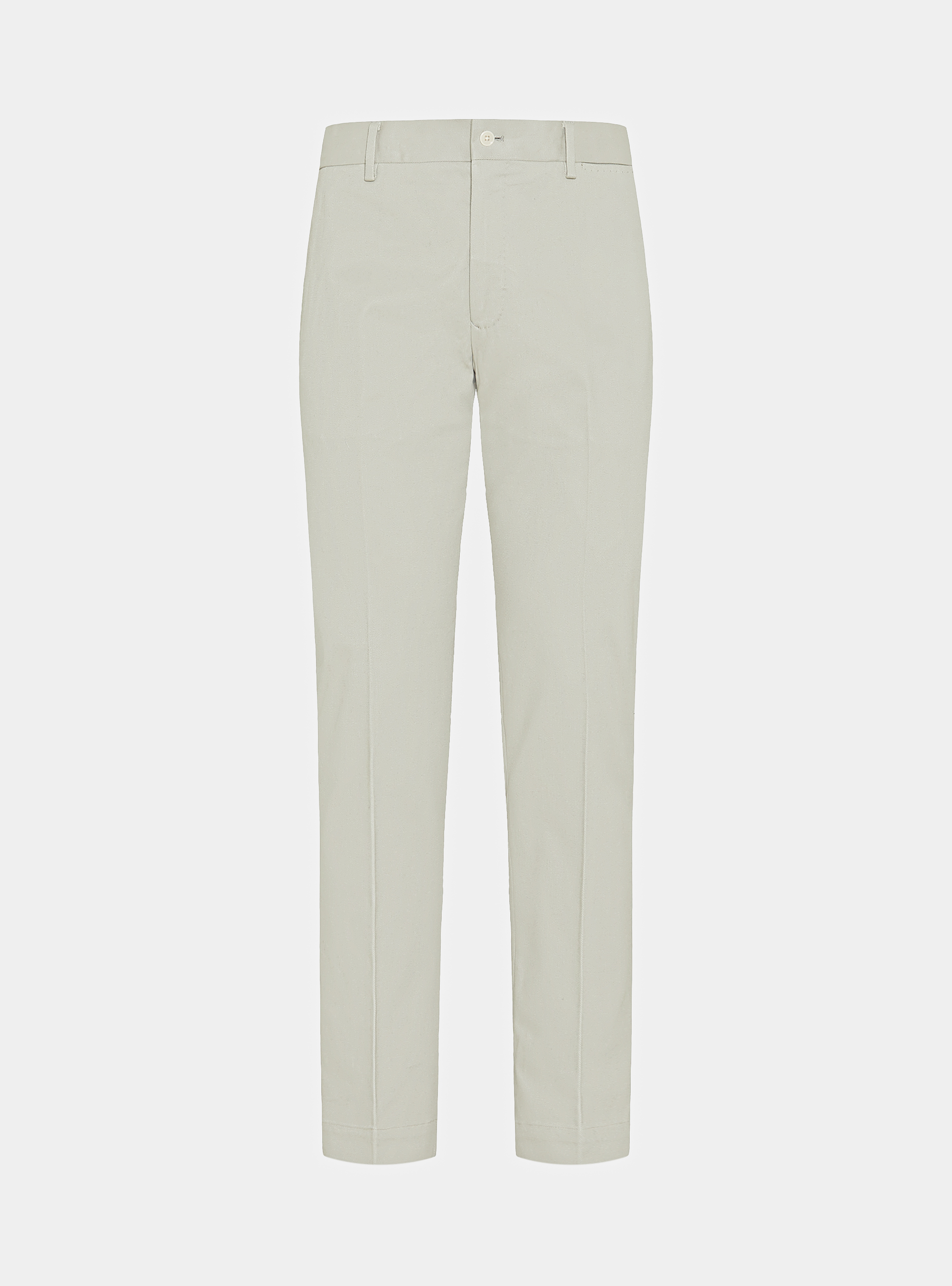 Pantaloni in cotone smerigliato, ECRU