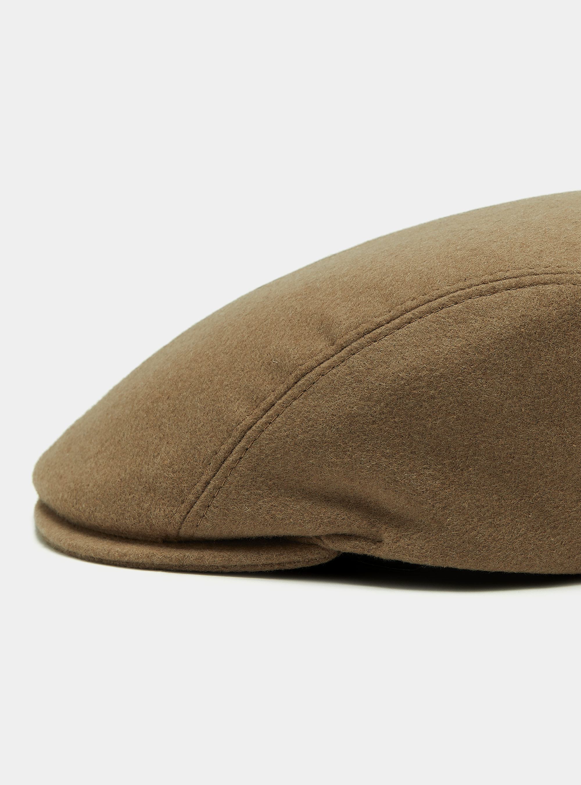 Chapeau de laine unie, SABLE