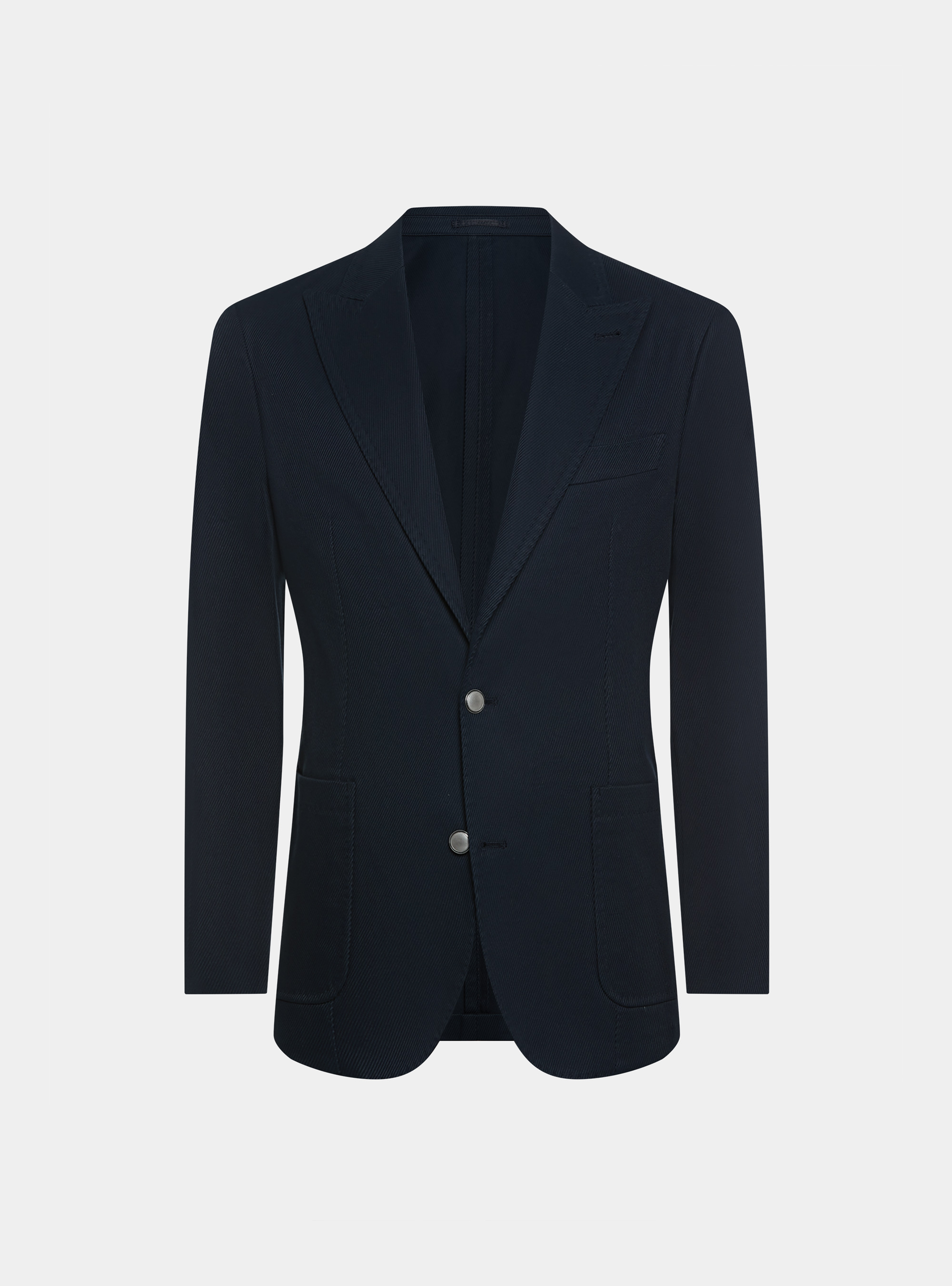 Giacca in cotone diagonale, BLU NAVY