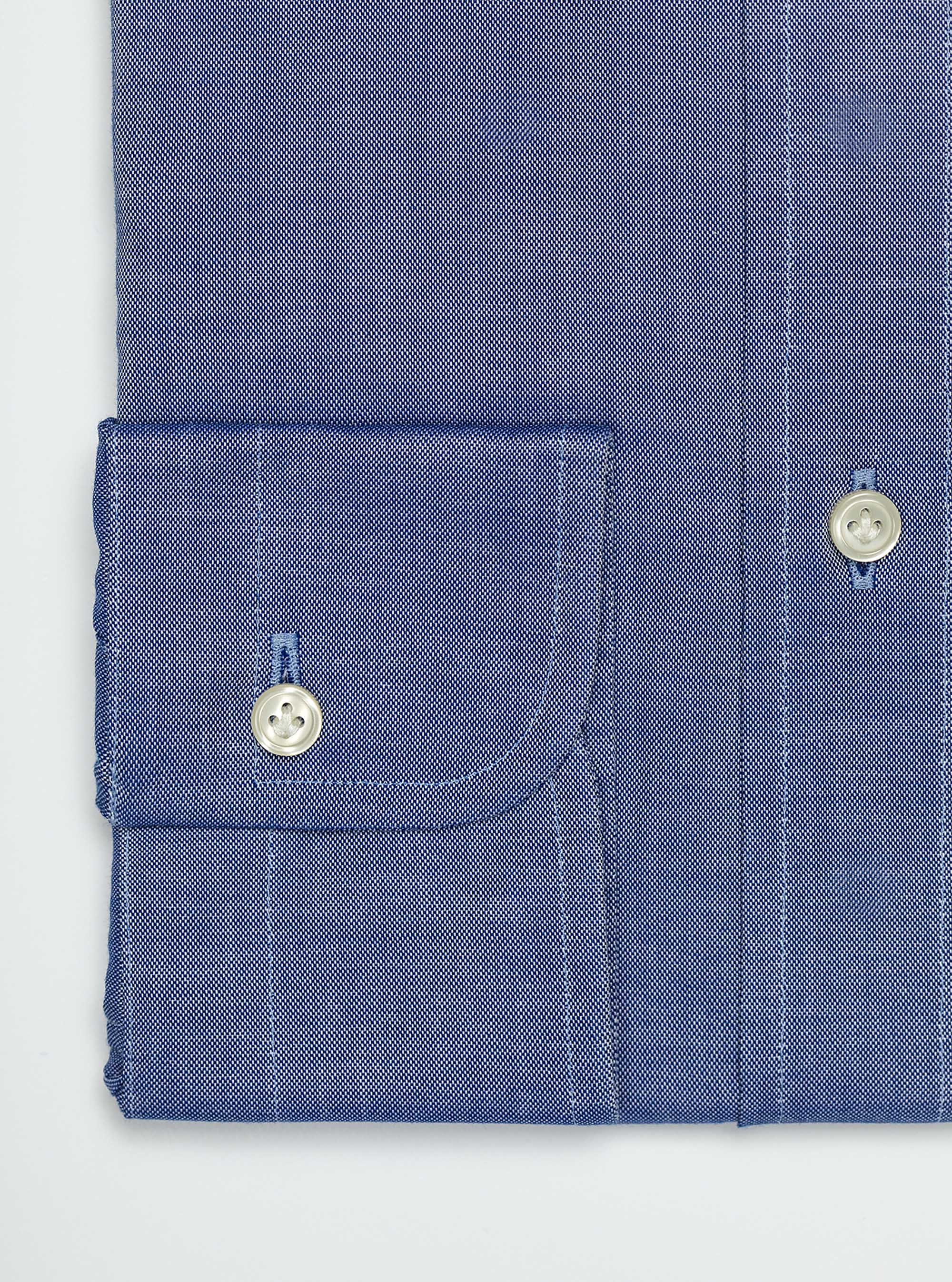 Camisa de algod&oacute;n oxford con cuello abotonado, PETROLEO