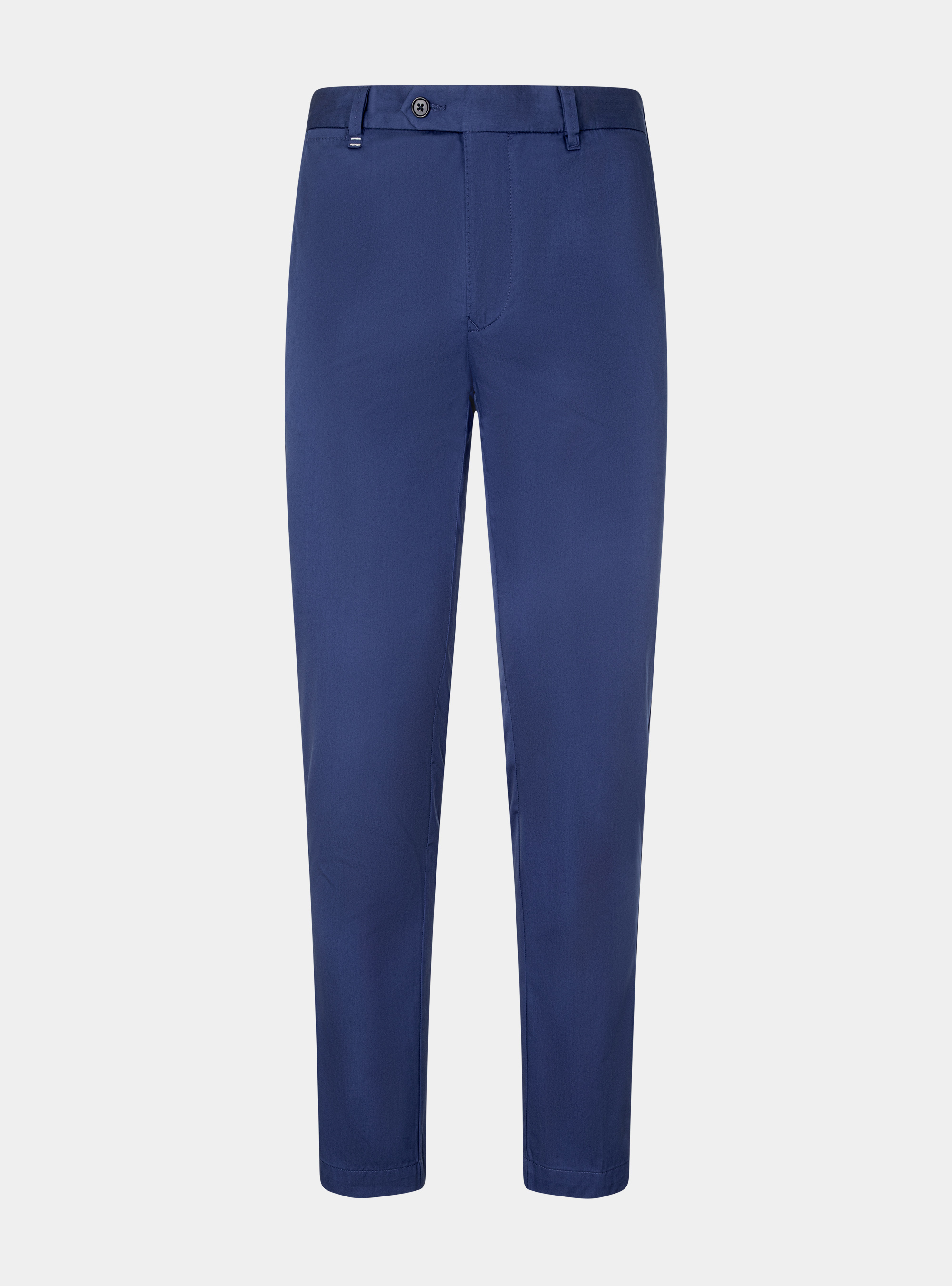 Pantaloni slim fit in twill leggero, BLU ROYAL