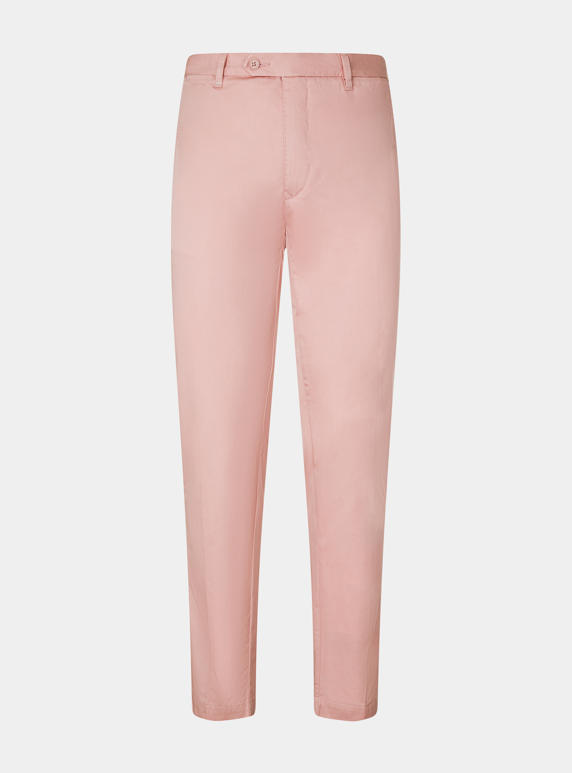 Pantaloni slim fit in twill leggero, 0441C ROSA SCURO
