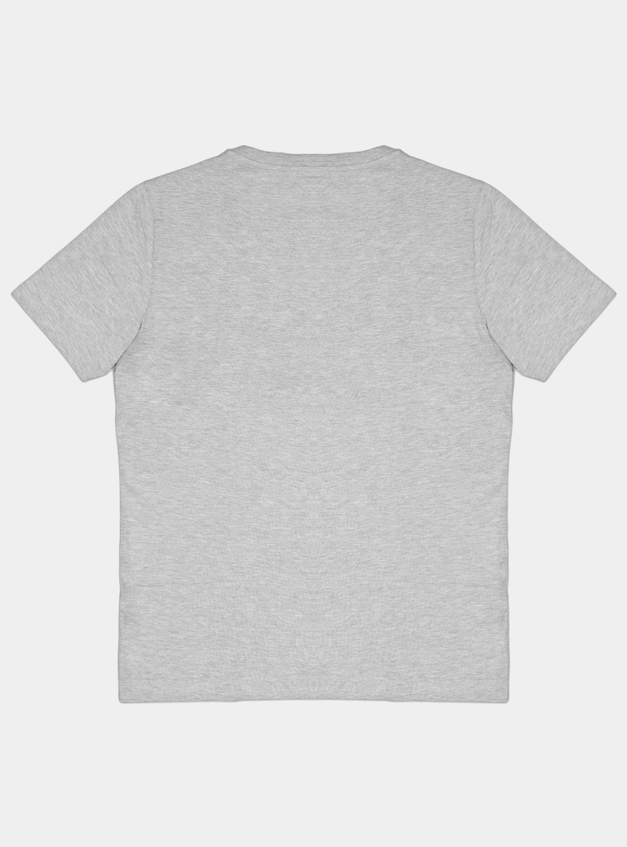 Camiseta lisa de algodón, GRIS MARENGO