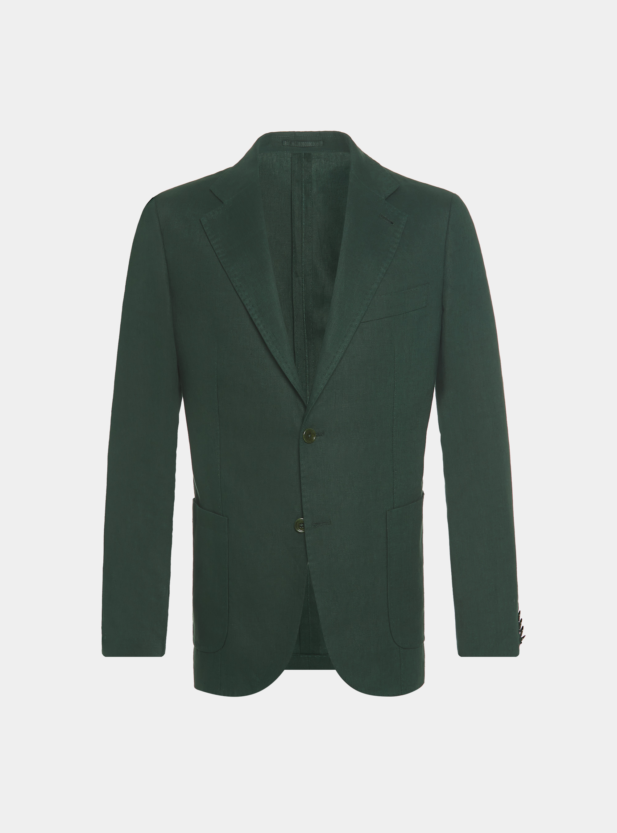 Giacca in puro lino, VERDE