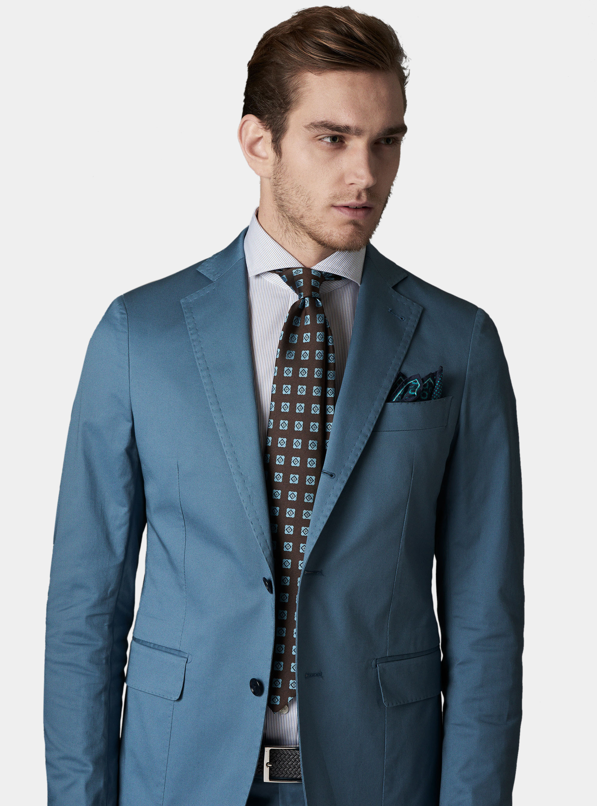 Giacca per abito in cotone superior, POLVERE