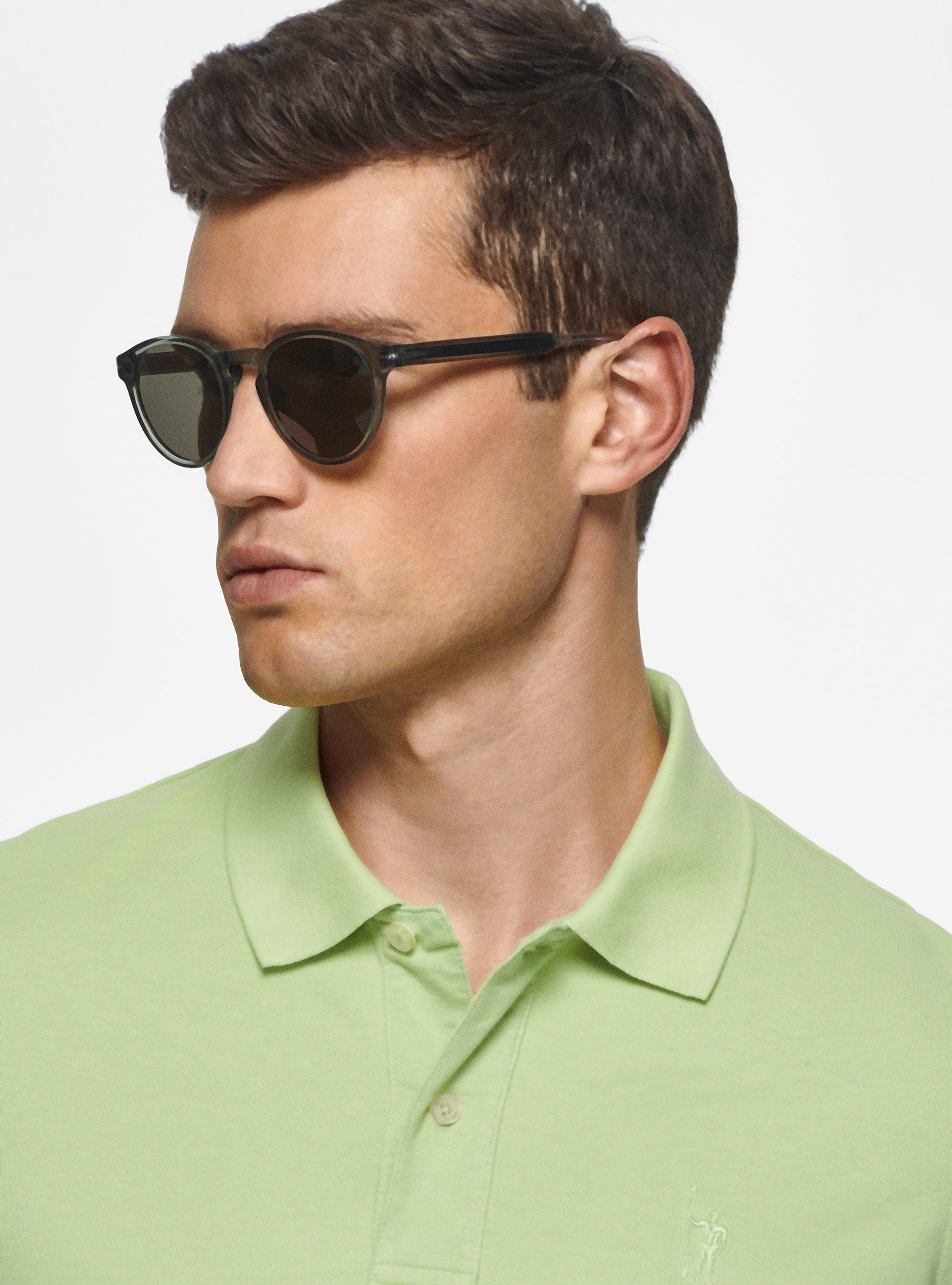 Classic piqu&eacute; polo shirt, 0620C VERDE CHIARO