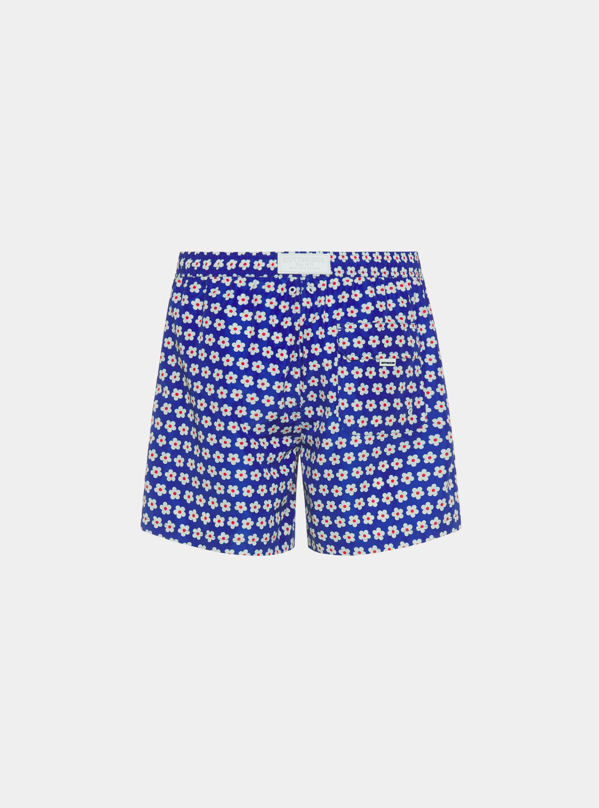 Costume da bagno con margherite, BLU