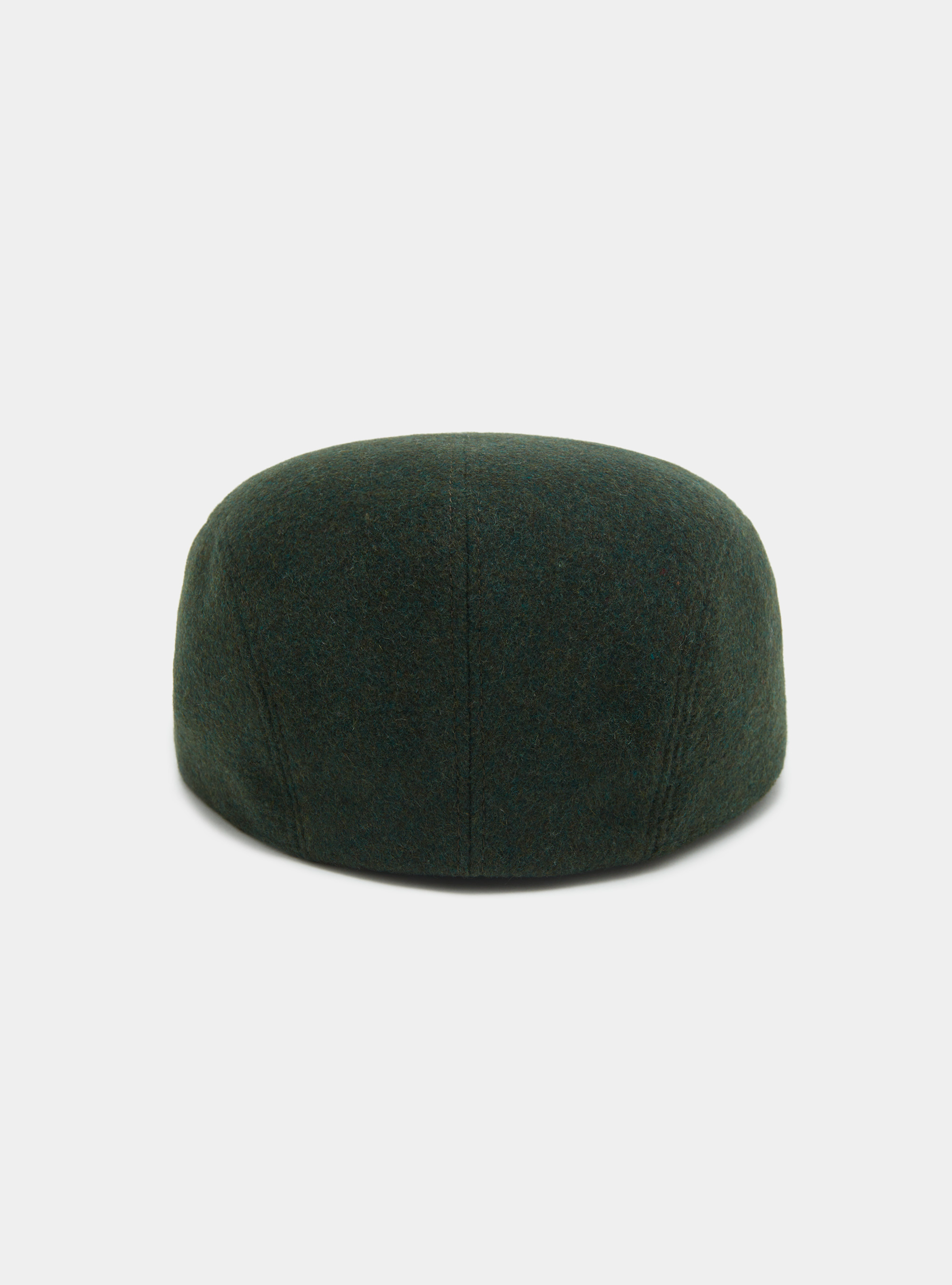 Coppola tinta unita in lana, VERDE