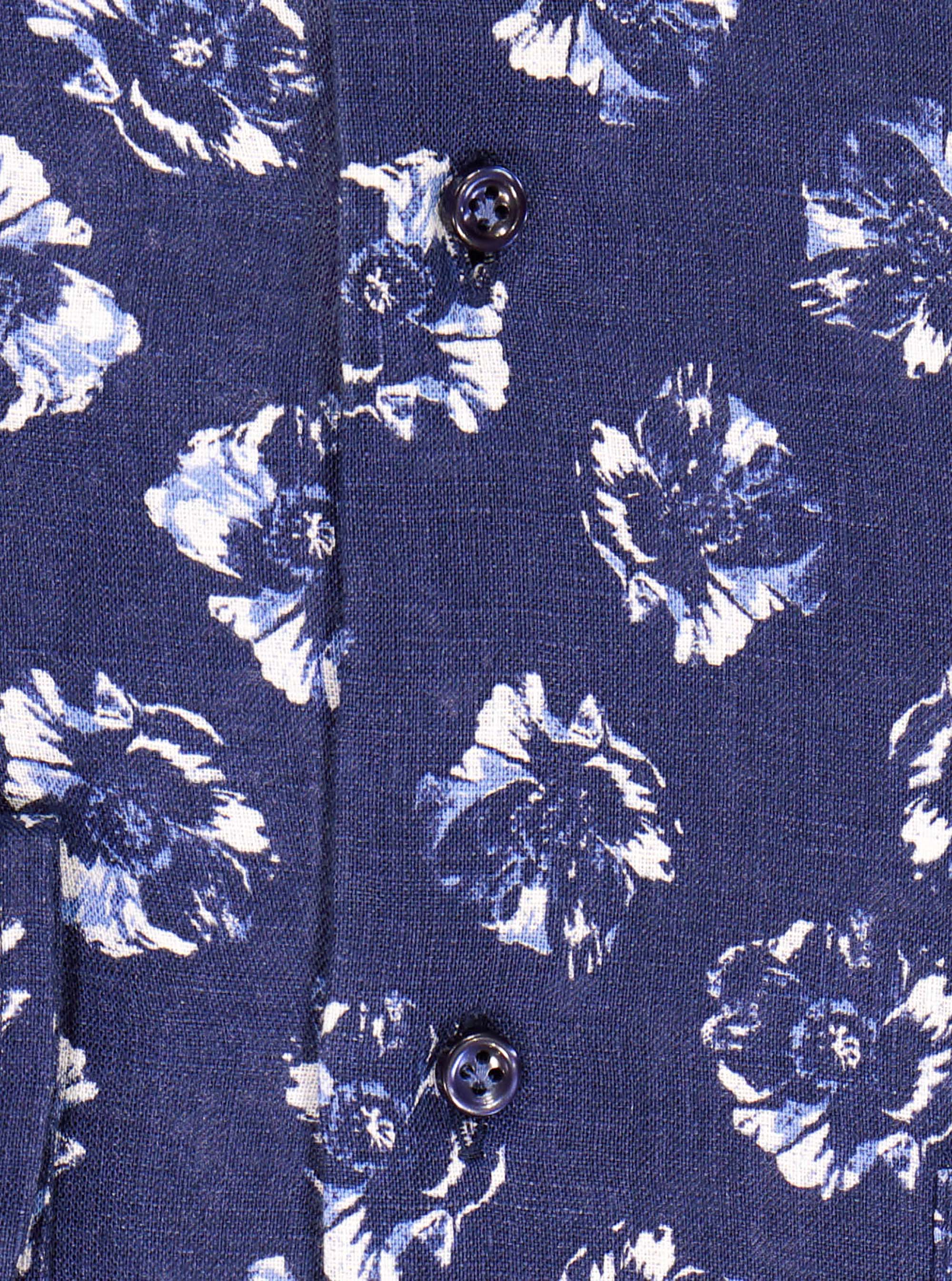 Camicia fantasia fiori grandi, MULTICOLOR