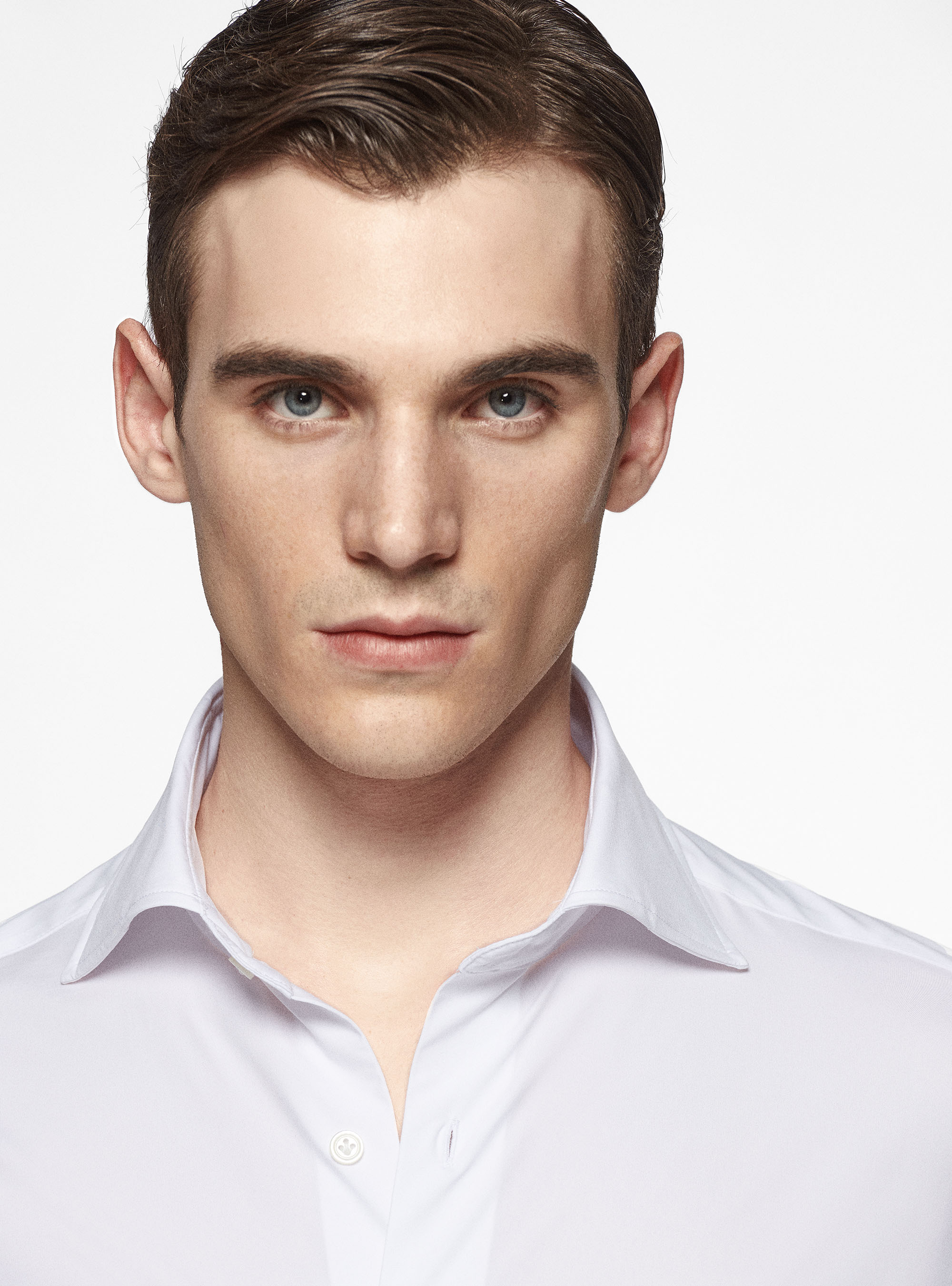 GT01 stretch jersey shirt, WHITE