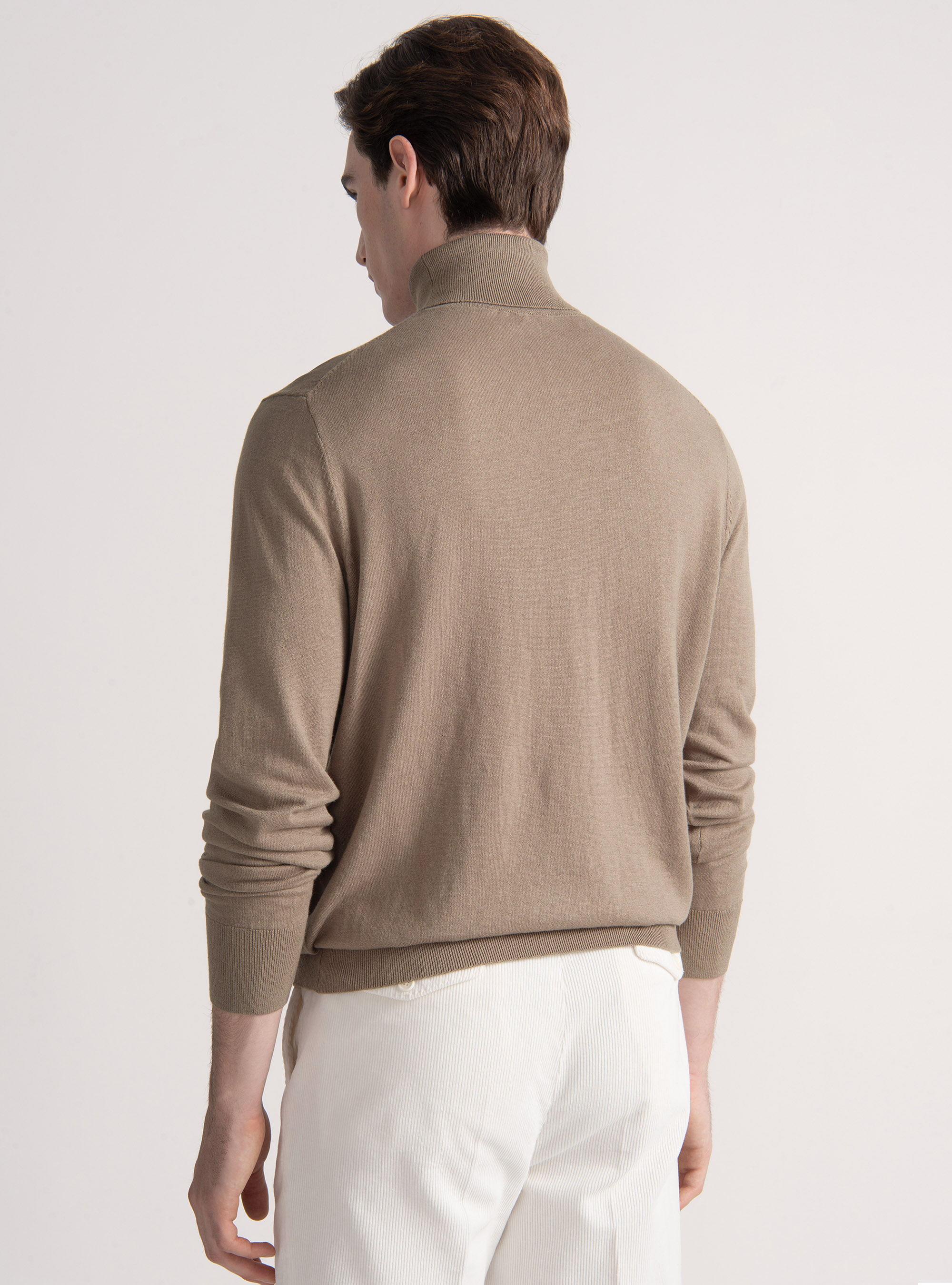 Silk and cashmere cotton turtleneck, MUD