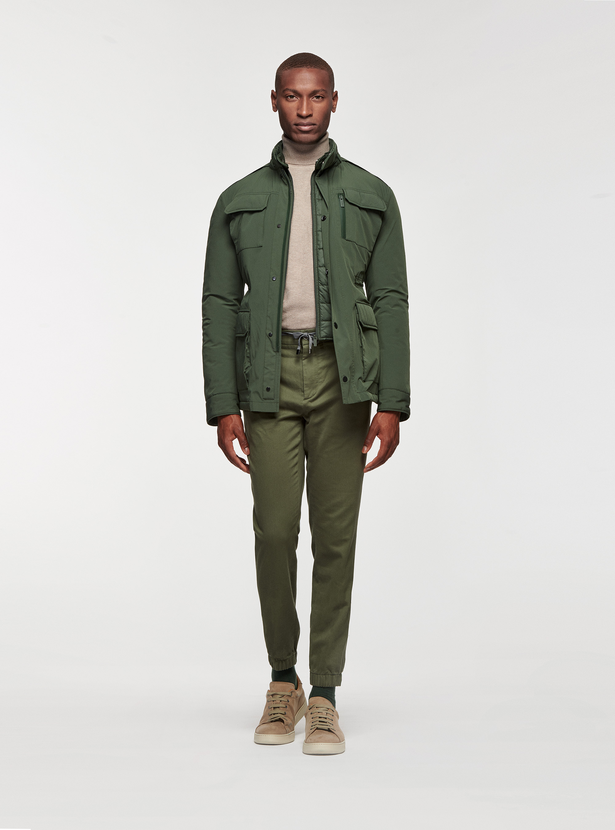 Field jacket con imbottitura riciclata, MILITARE 0609C