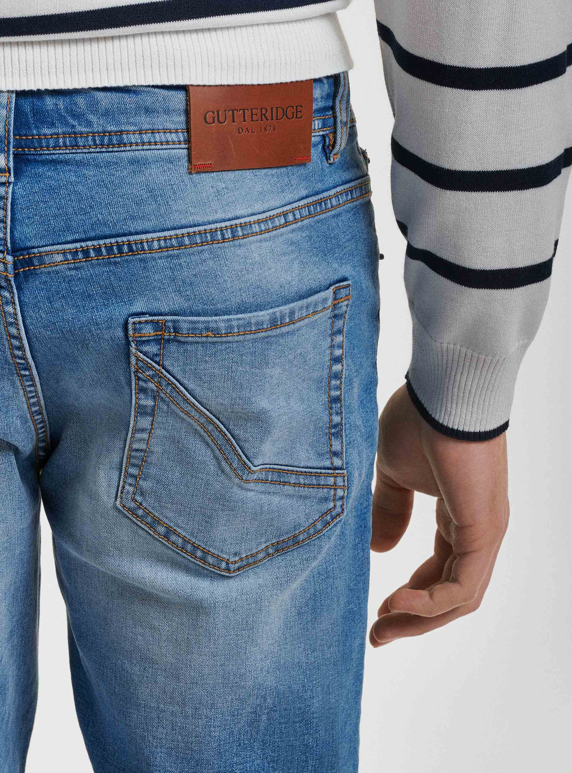 Jeans regular fit, AZZURRO