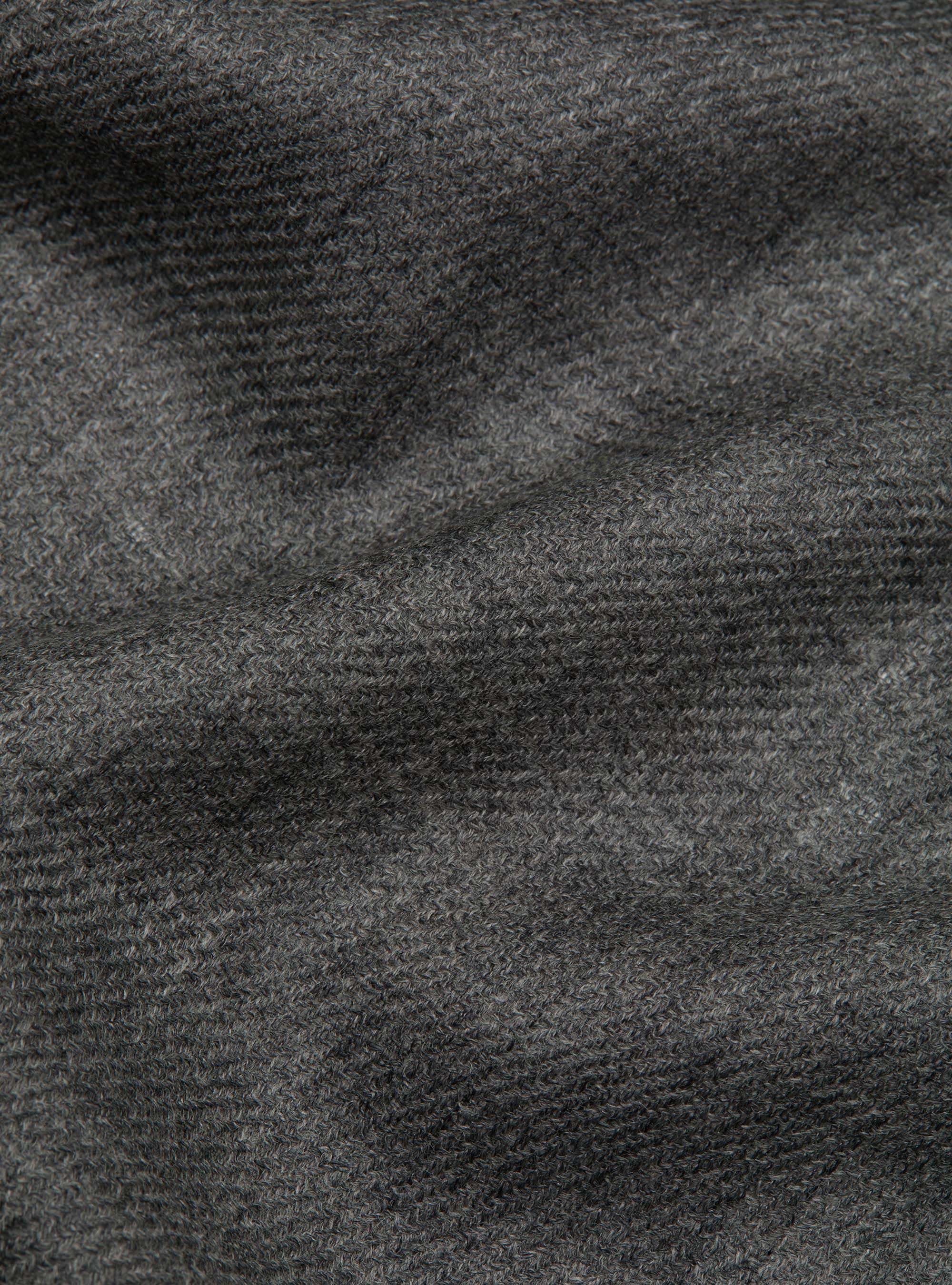 Sciarpa in lana con ricamo, GRIS CLARO JASPEADO